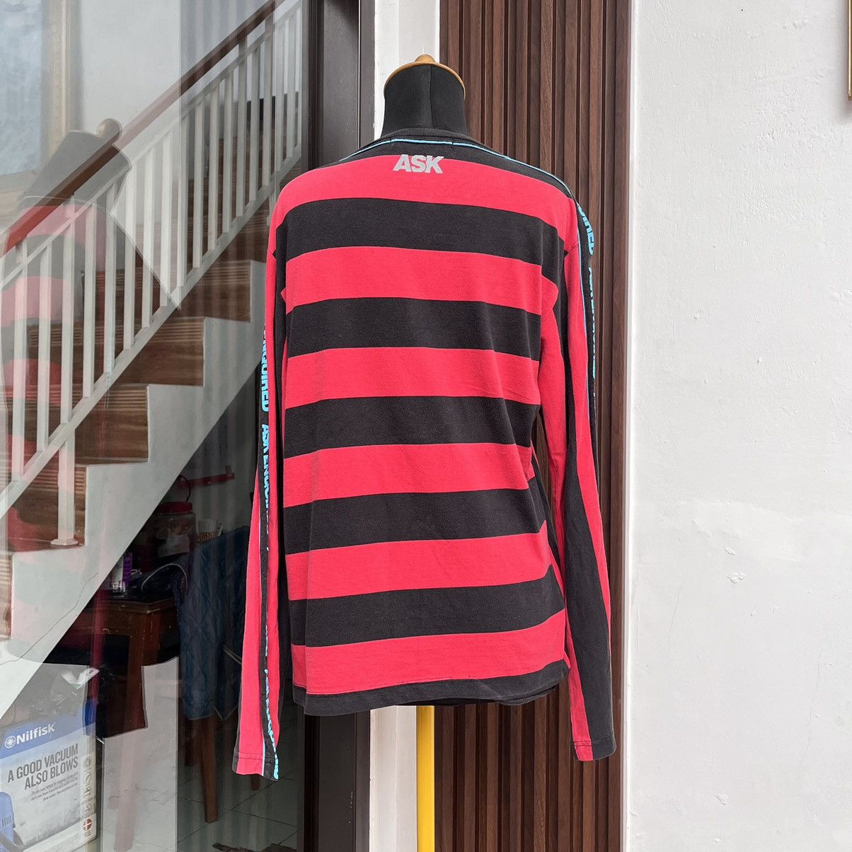 If Six Was Nine × Japanese Brand × Seditionaries 2000S Punk Rock Style Ask Enquired L/S Tee Full Tape Size L / US 10 / IT 46 - 2 Thumbnail
