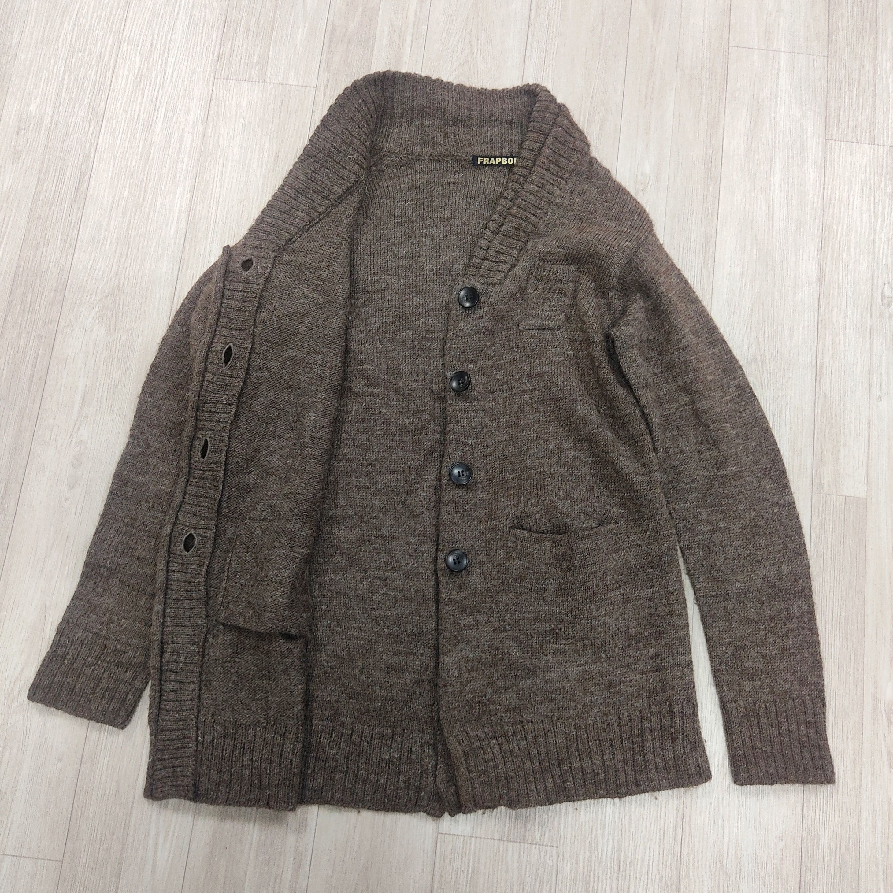 Frapbois × Issey Miyake FRAPBOIS Wool Buttons Up Cardigan Sweater Size M / US 6-8 / IT 42-44 - 11 Thumbnail