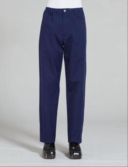 Marni o1w1db10125 Cotton Tapered Trouser in Navy Size US 32 / EU 48 - 1 Thumbnail
