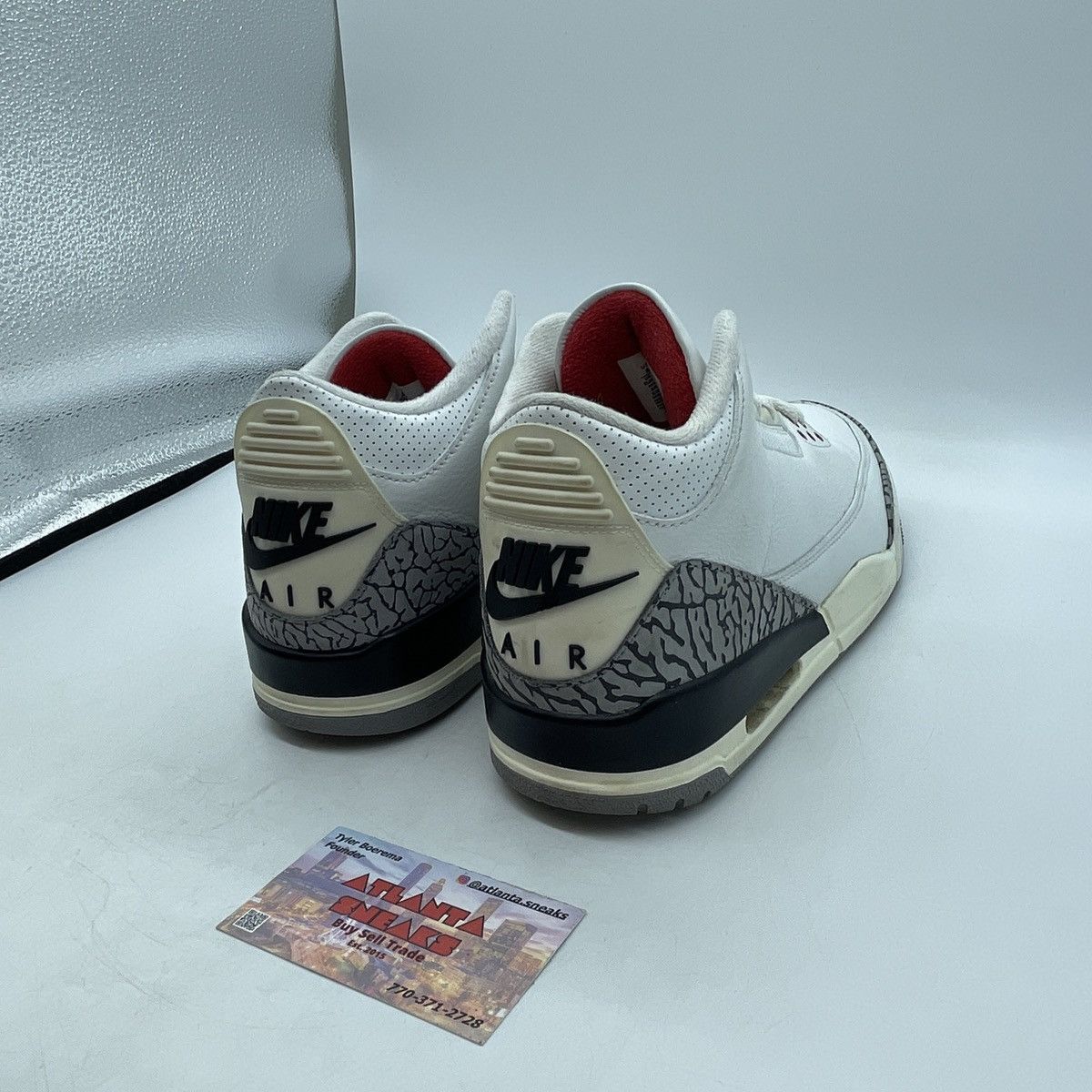 Jordan Brand Air Jordan 3 white cement reimagined Size US 8 / EU 41 - 5 Thumbnail