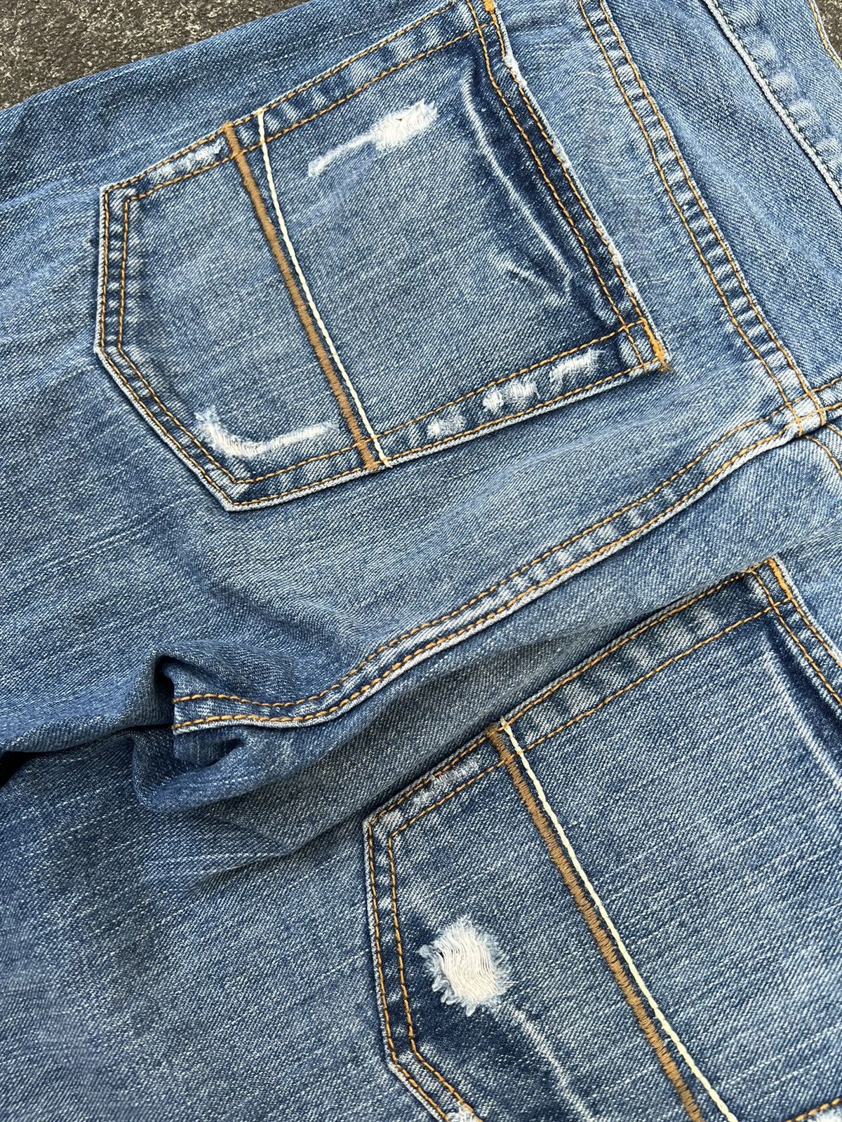 Abercrombie & Fitch × Vintage ABERCROMBIE & FITCH DISTRESSED JEANS Size US 31 - 11 Thumbnail