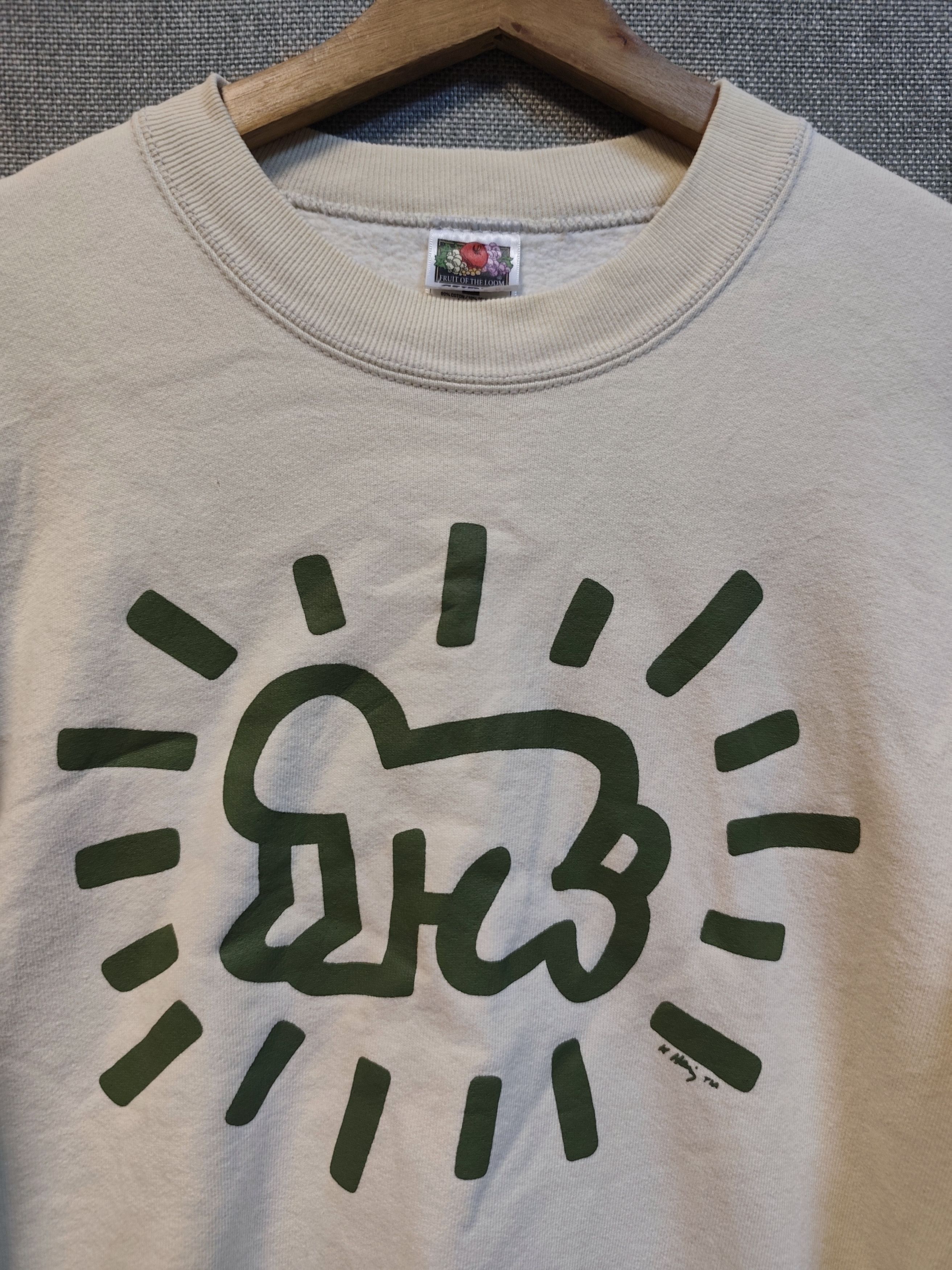 Keith Haring Vintage 90s Sweatshirt Keith Haring Size US M / EU 48-50 / 2 - 6 Thumbnail