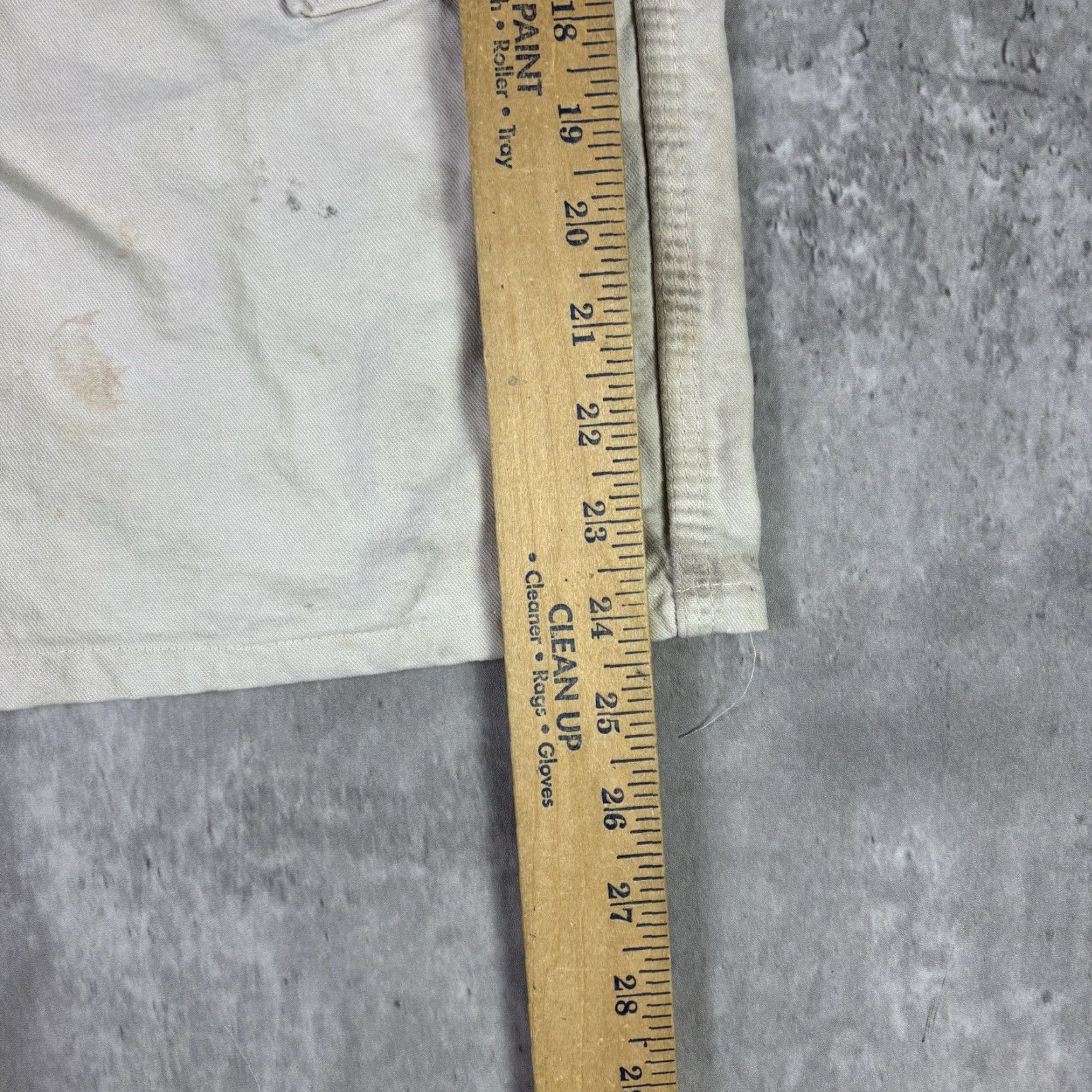 Dickies VINTAGE Dickies White Carpenter Pants Painter Capris 28 Workwear Mens Size US 28 / EU 44 - 5 Thumbnail