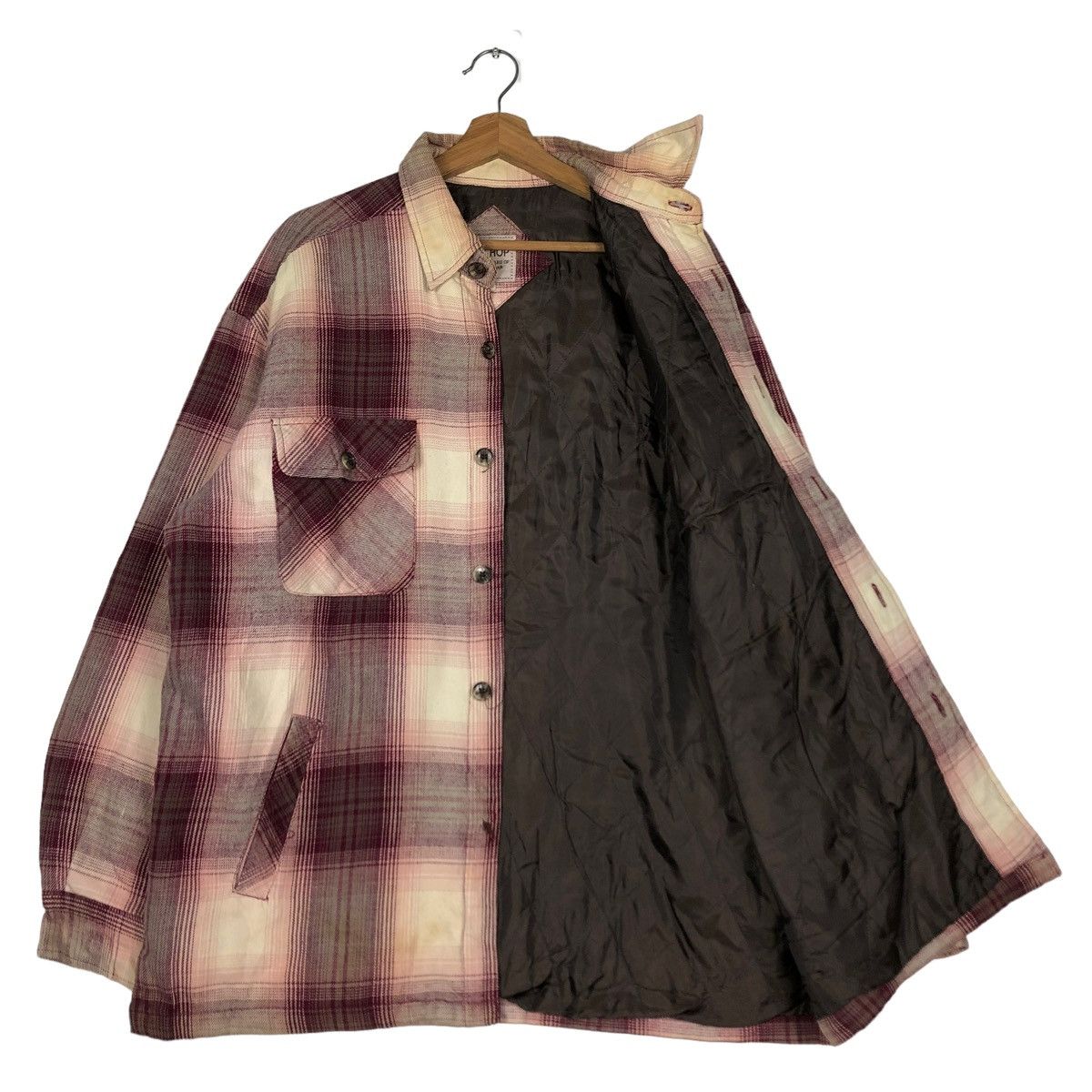 Flannel 🔥Vintage Wool Jacket Sea Hop Issey Miyake Tartan Design Size US L / EU 52-54 / 3 - 11 Thumbnail