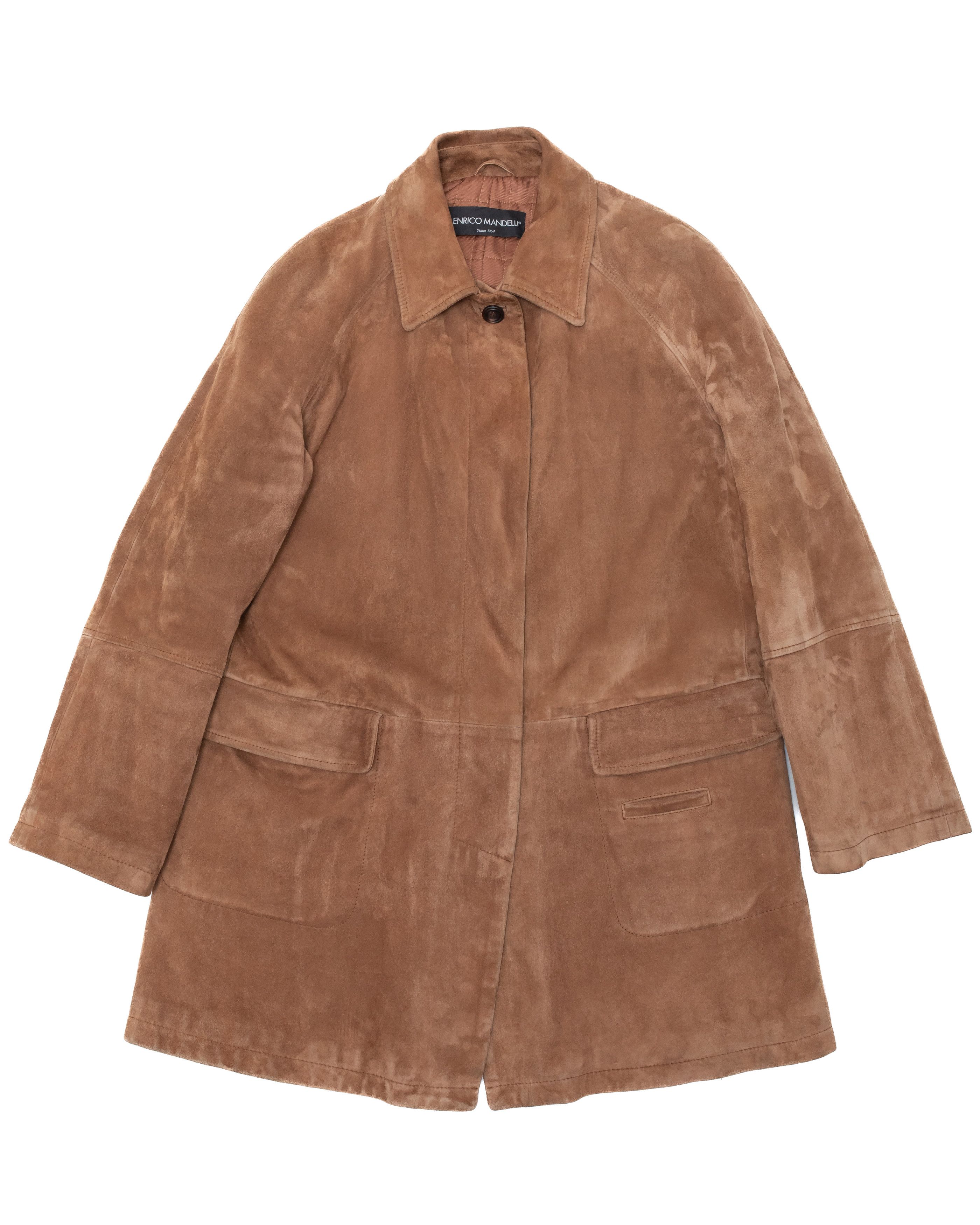 Mandelli ENRICO MANDELLI 2,7k$ Suede Coat Size M / US 6-8 / IT 42-44 - 1 Thumbnail