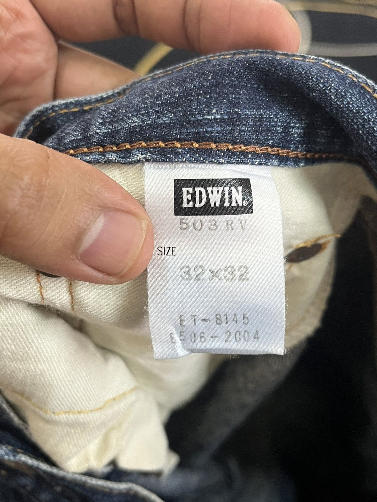 Edwin × Hysteric Glamour Vintage Edwin 503 Rebel Vintage Grunge Distressed Denim Size US 34 / EU 50 - 9 Thumbnail