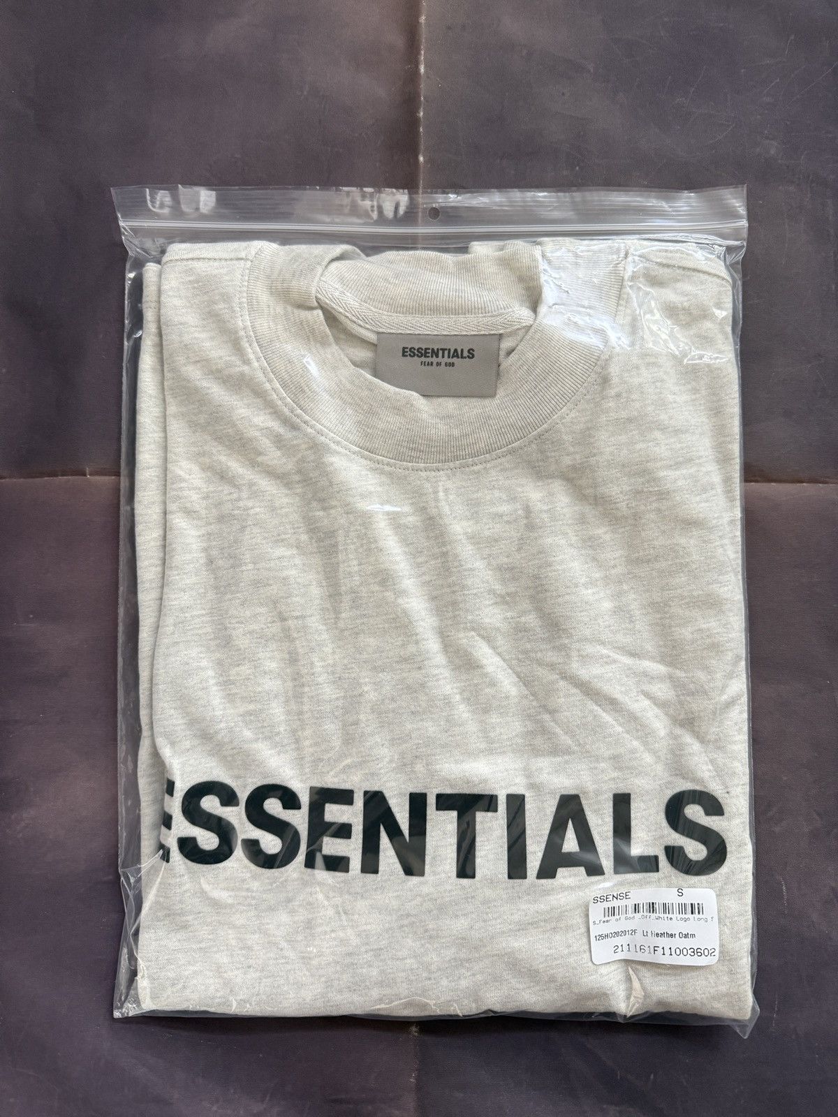 FOG × Fear of God × Pacsun FEAR OF GOD ESSENTIALS Applique Logo Long Sleeve T-Shirt Size US S / EU 44-46 / 1 - 7 Thumbnail