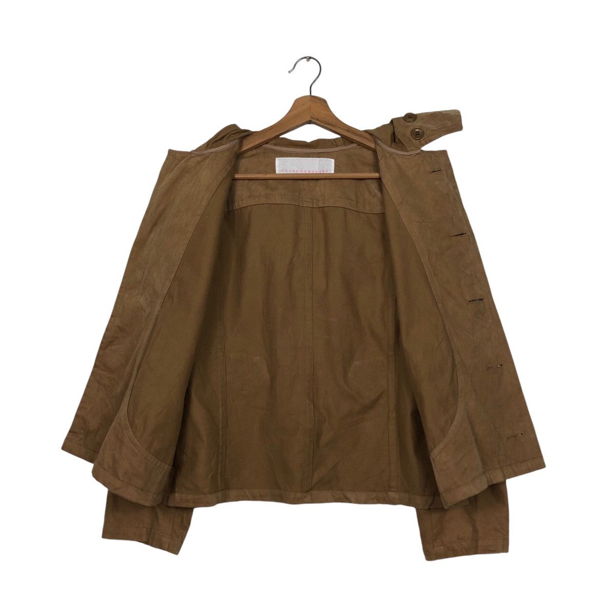 Issey Miyake 📌Vintage Cropped Biker Jacket Sunaokuwahara Duck Canvas Size US M / EU 48-50 / 2 - 15 Thumbnail