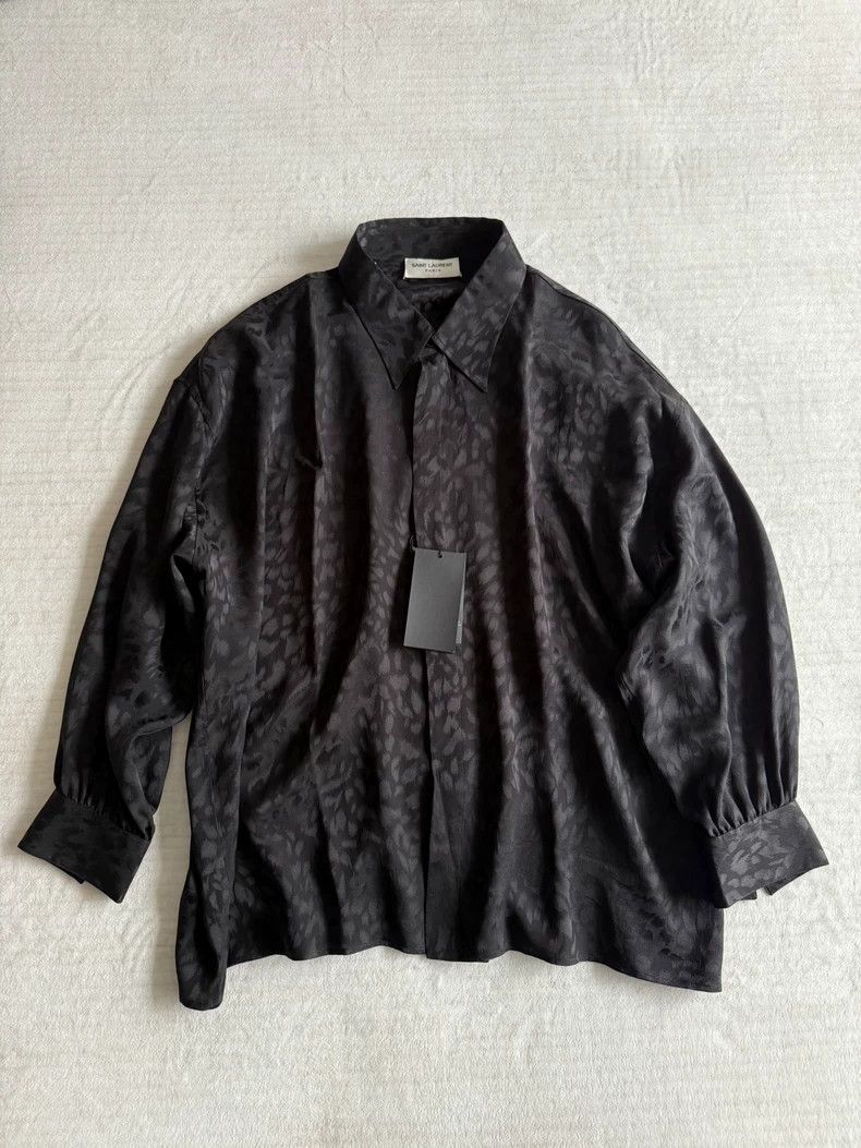Saint Laurent Paris Saint Laurent Paris size 38 Leopard print shirt 2505-Nexta Size US M / EU 48-50 / 2 - 1 Thumbnail