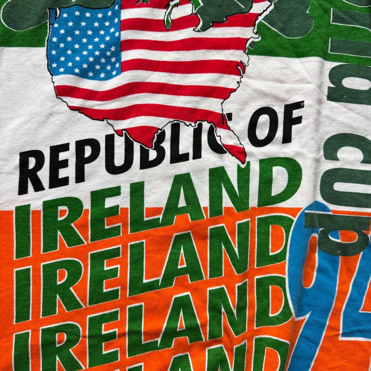 Vintage Authentic Ireland 1994 World Cup Retro All Over Shirt Size US M / EU 48-50 / 2 - 5 Thumbnail