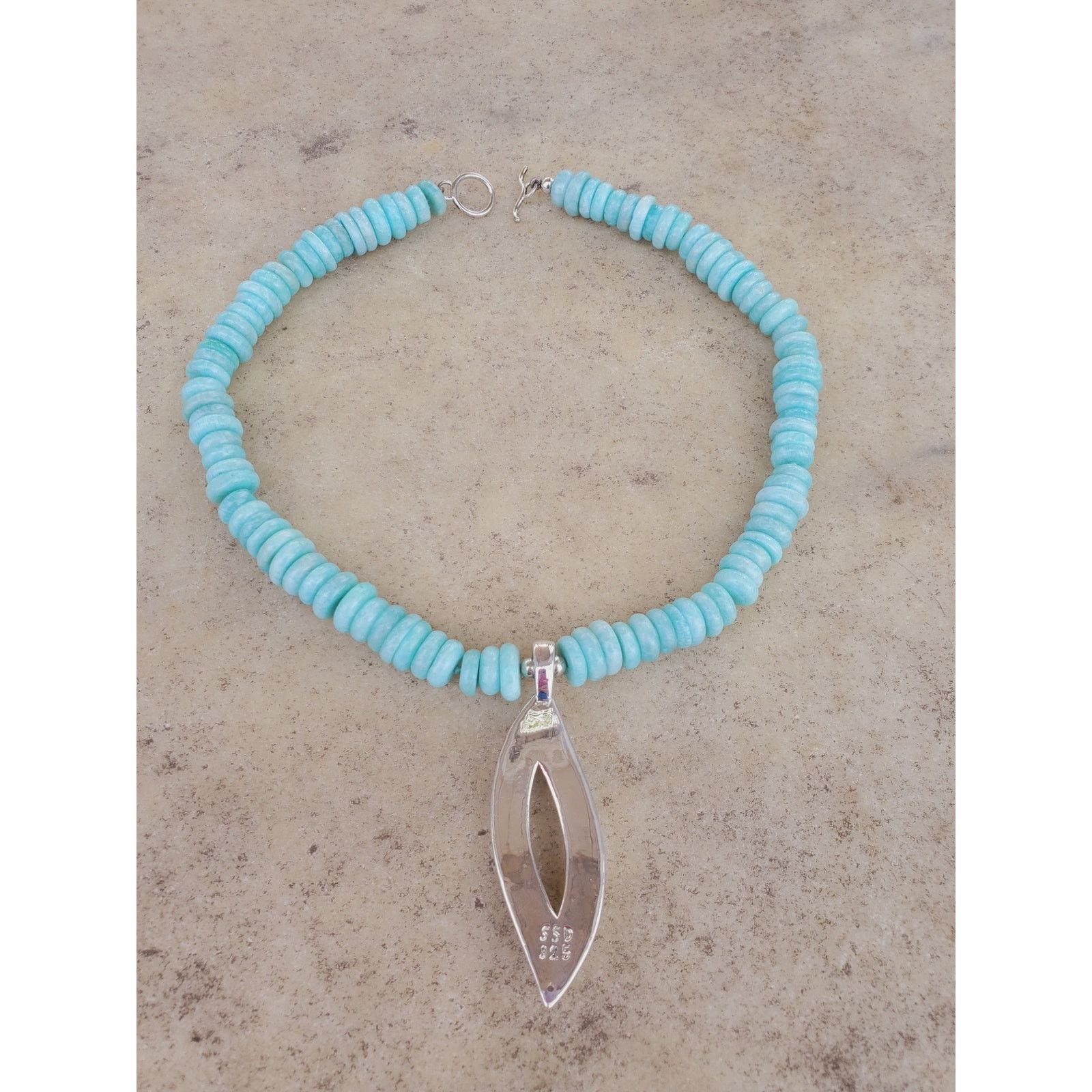 Jewelry Simon Sebbag Designs Amazonite Necklace 925 Sterling Silver Size ONE SIZE - 4 Thumbnail