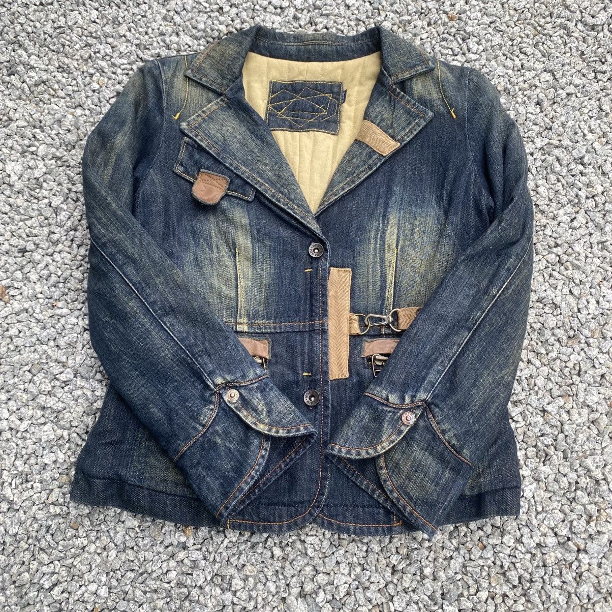 Japanese Brand MOA MOA DENIM Blazer Size M / US 6-8 / IT 42-44 - 2 Thumbnail
