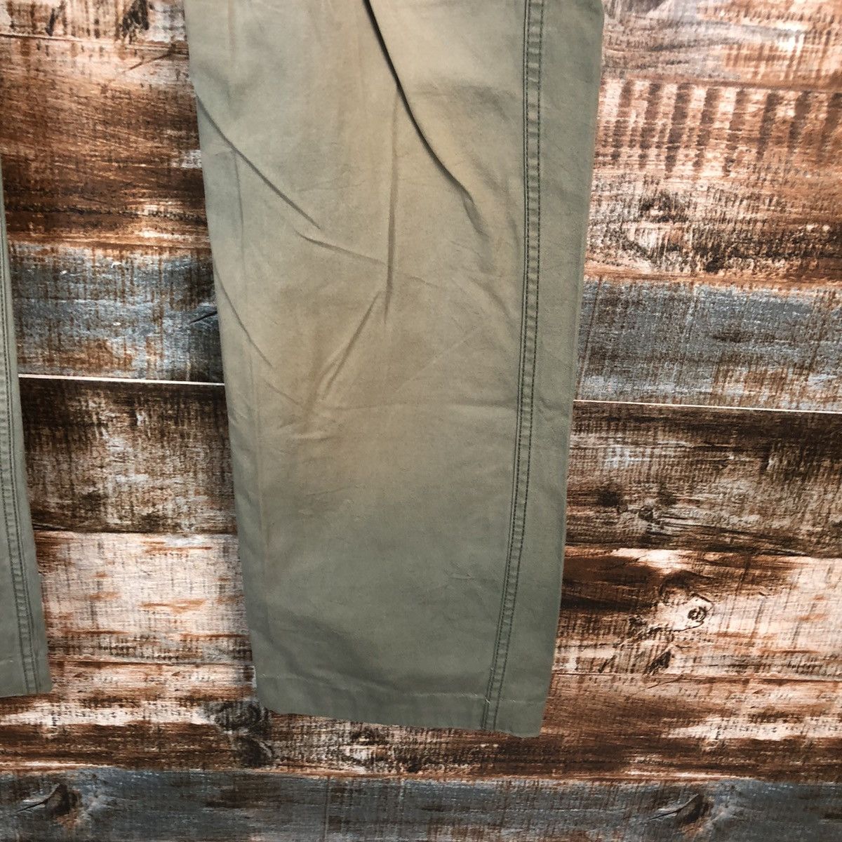 Alpha Industries × Japanese Brand DL Alpha Industries Green Cargo Multipocket Pants #C1231 Size US 31 - 12 Thumbnail