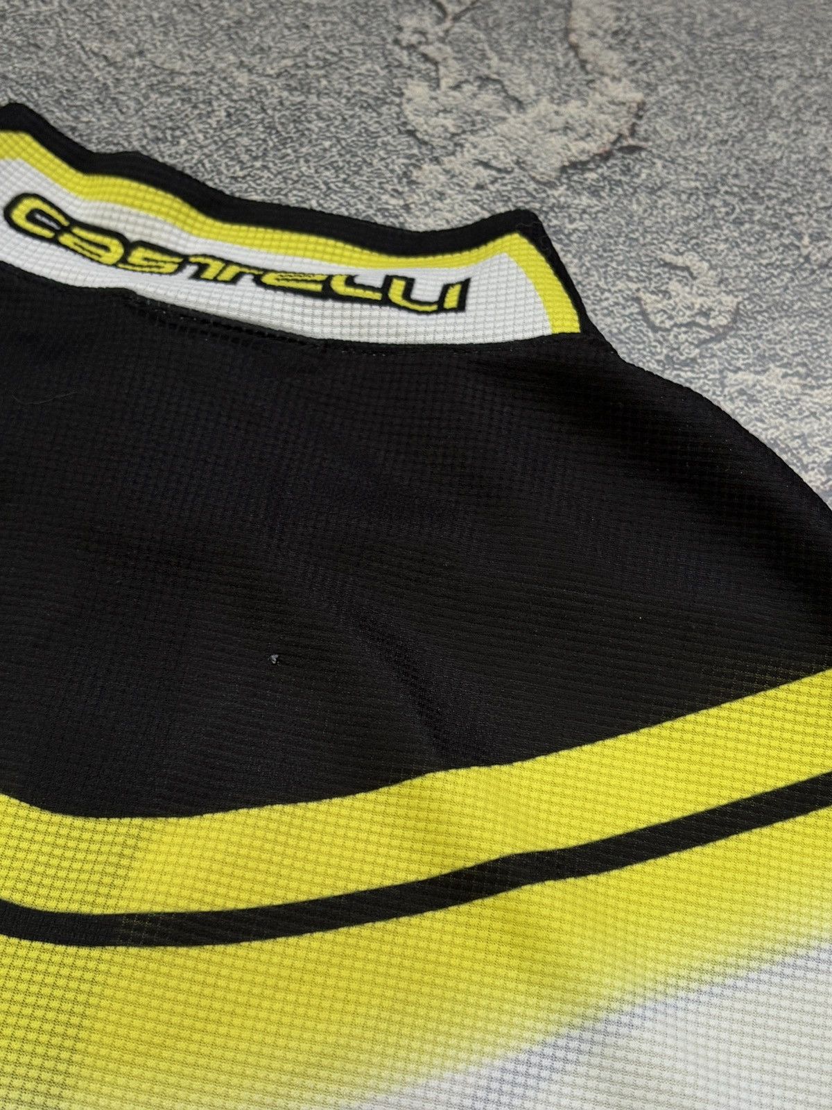 Vintage Vintage Castelli Cycling Jersey Yellow Made in Italy XL Size US XL / EU 56 / 4 - 8 Thumbnail