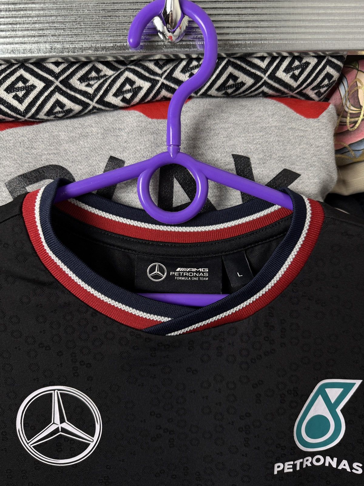 Mercedes-Benz Mersedes AMG Tommy Hilfiger Petronas Racing Long Sleeve Tee Size US L / EU 52-54 / 3 - 11 Thumbnail