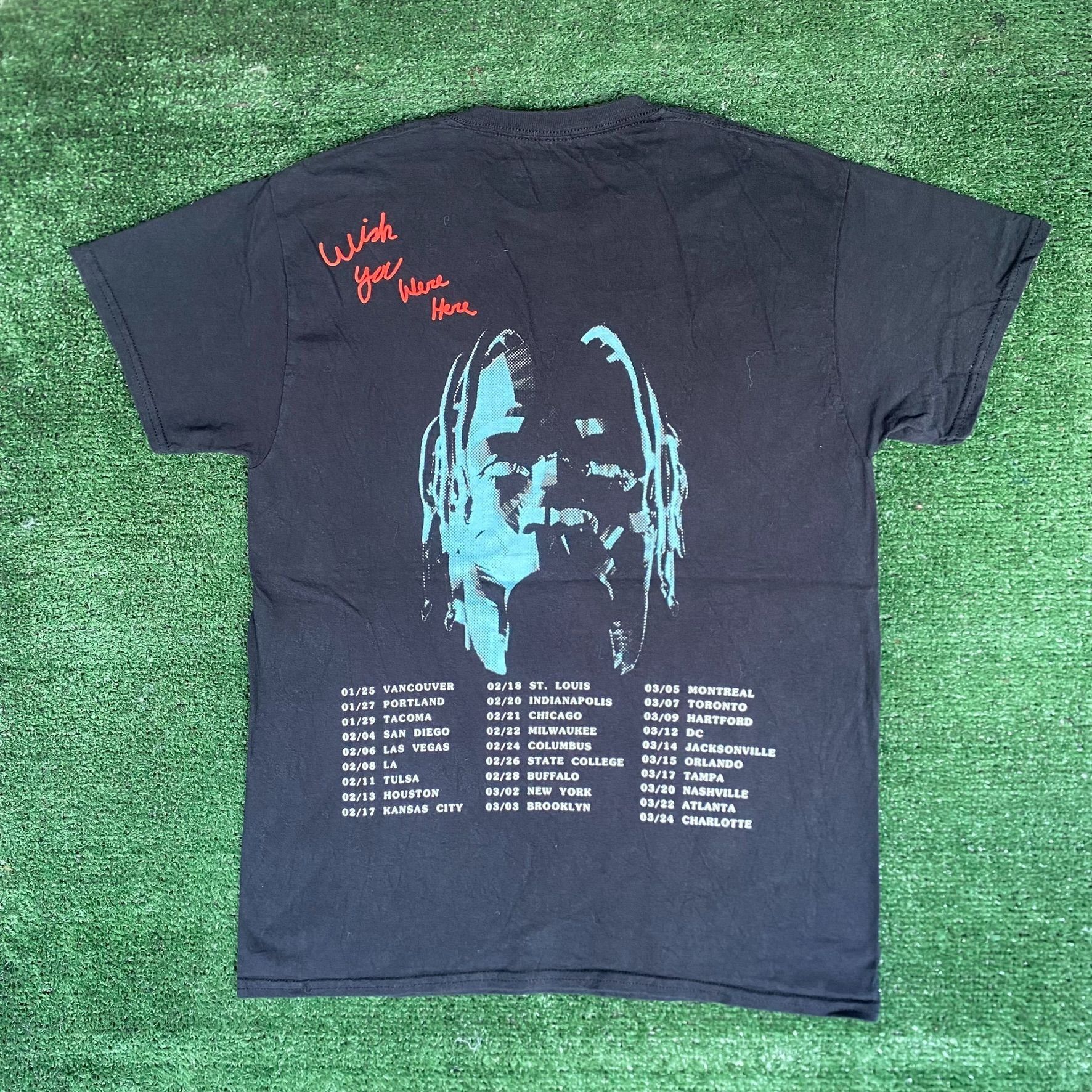 Rap Tees Travis Scott Astroworld Tour Shirt Trap Concert Merch Tee Size US S / EU 44-46 / 1 - 5 Thumbnail