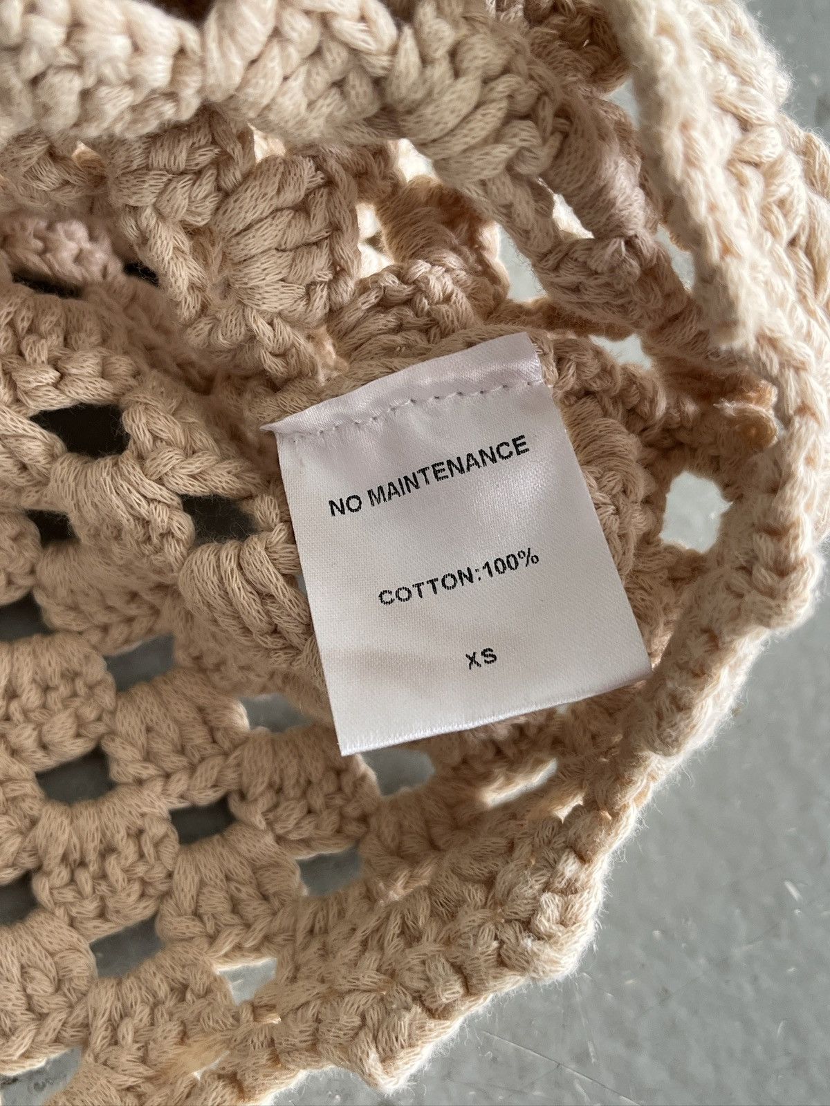 No Maintenance No Maintenance Mesh Crochet Shirt (unisex) Size US XS / EU 42 / 0 - 15 Thumbnail