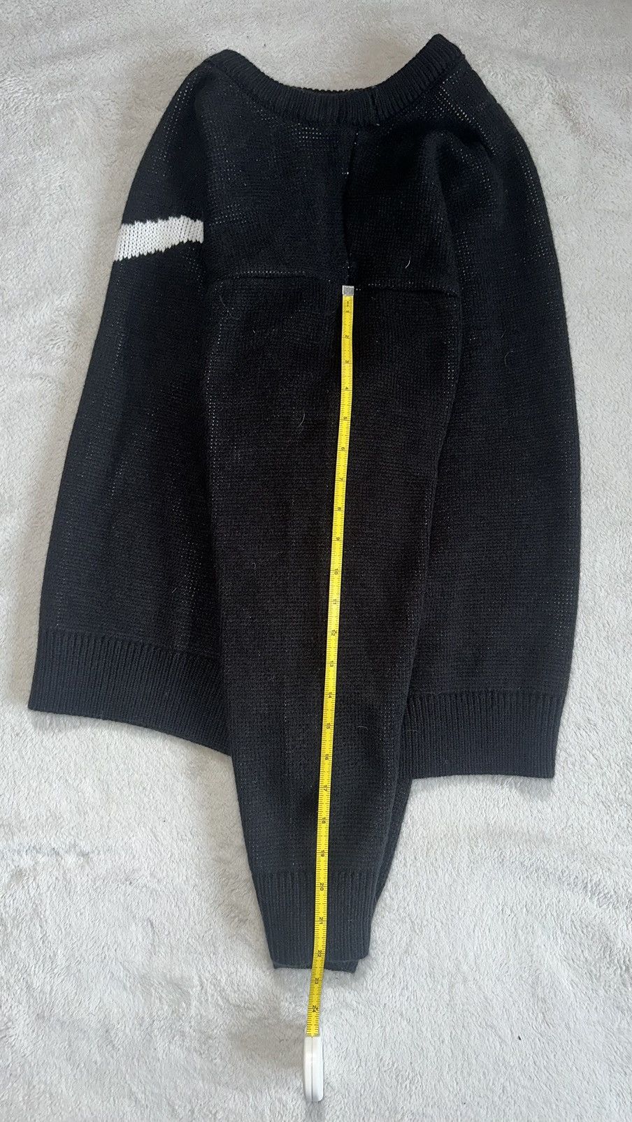 Nike × Supreme Nike x Supreme Swoosh Knit Sweater Size US L / EU 52-54 / 3 - 9 Thumbnail