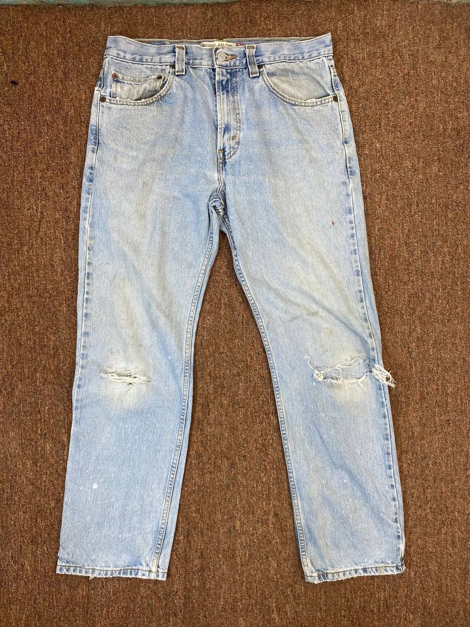 Levi's vintage levis 505 regular fit distressed denim Size US 33 - 6 Thumbnail