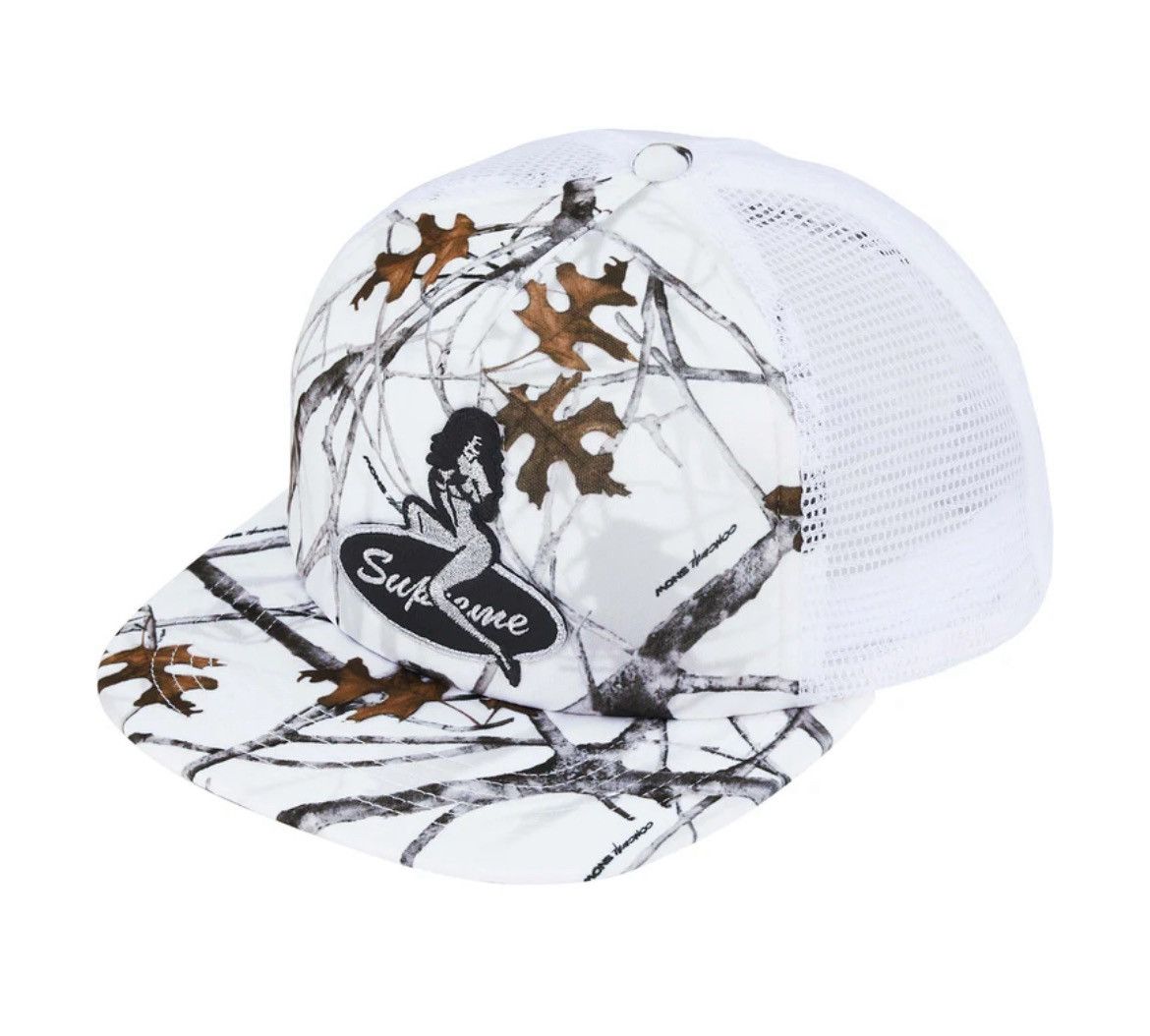 Supreme Supreme Pinup Mesh 5-Panel Hat White Camo Size ONE SIZE - 2 Thumbnail