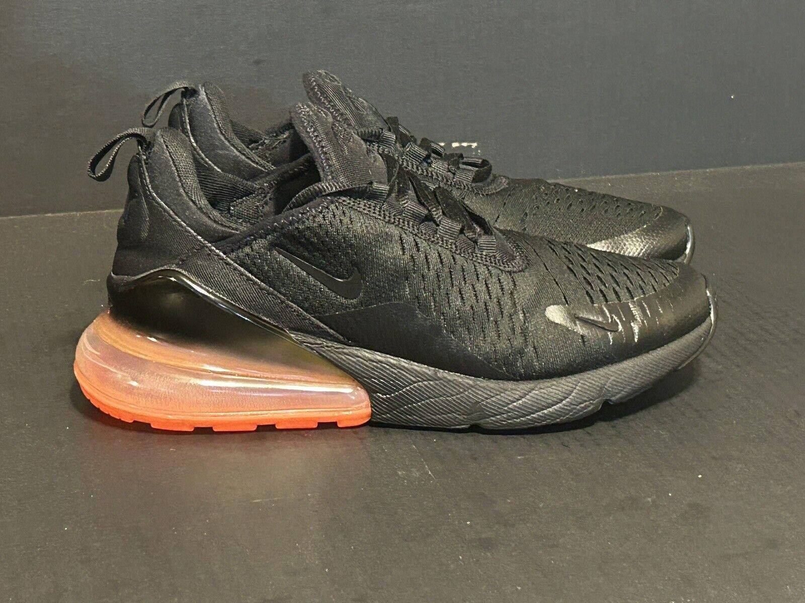 Nike Nike Men's Air Max 270 Black Hot Punch AH8050-010 Sz 6 Size US 6 / EU 39 - 1 Thumbnail