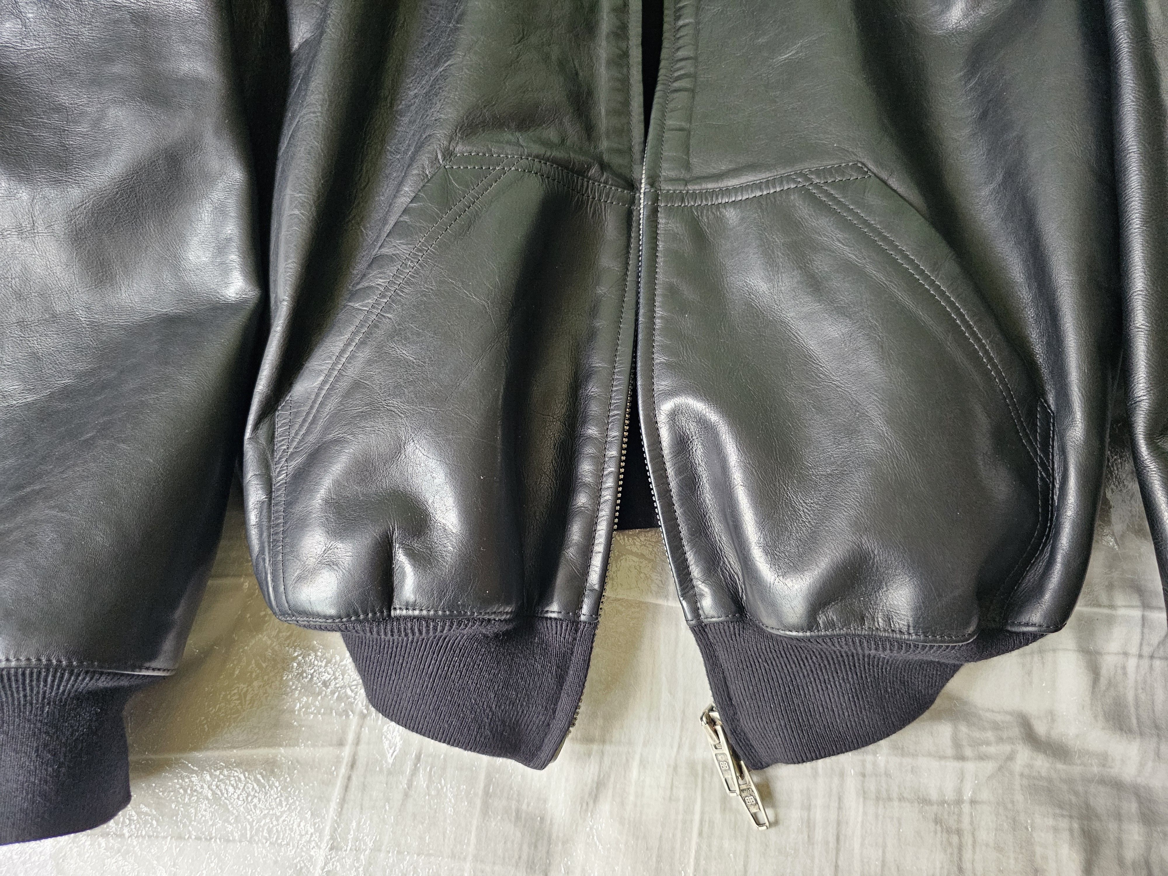 Balenciaga Balenciaga Leather Hoodie Jacket Lined with Cotton Size S / US 4 / IT 40 - 6 Thumbnail