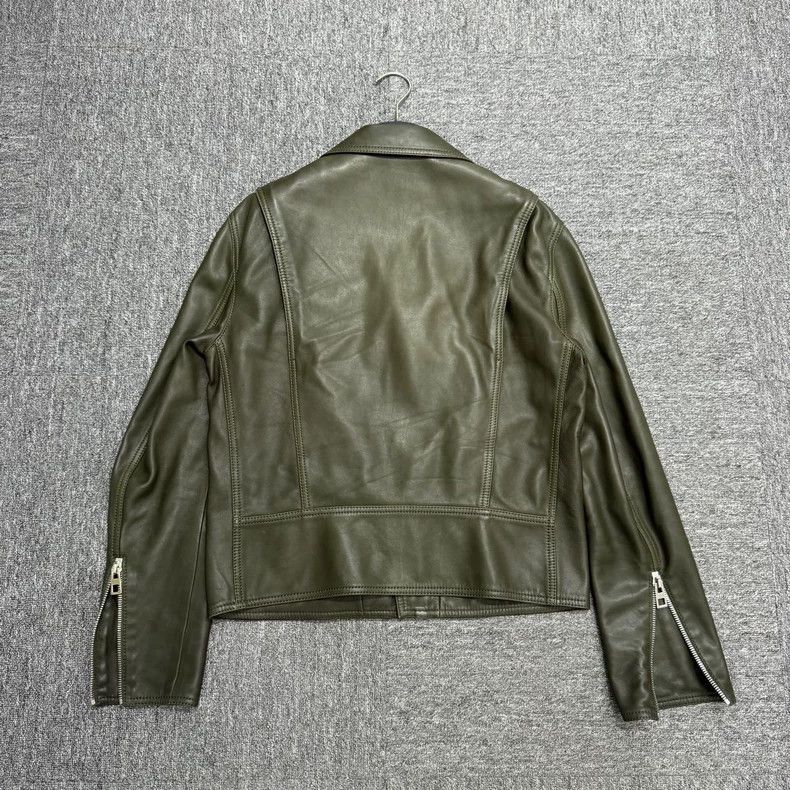 Loewe LOEWE Solid color zipper leather jacket Size US M / EU 48-50 / 2 - 2 Thumbnail