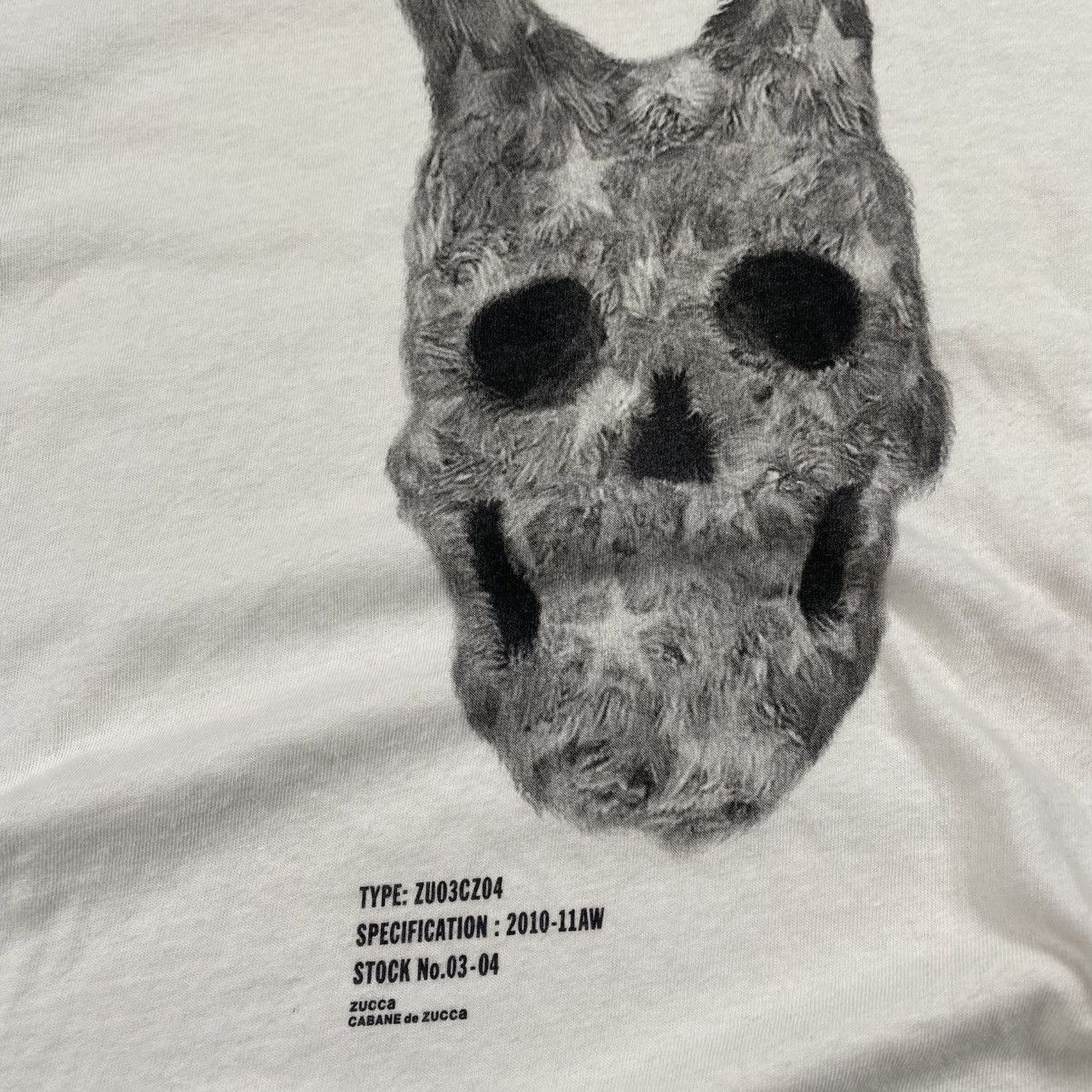 CABANE de ZUCCa Issey Miyake Zucca Skulls Tee Size US M / EU 48-50 / 2 - 3 Thumbnail