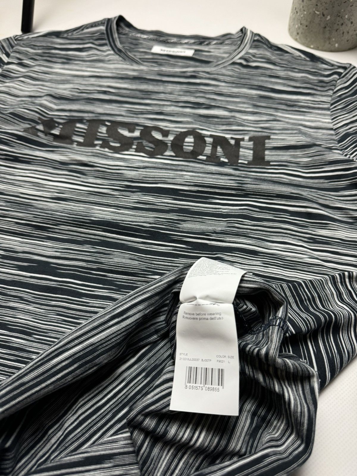 Missoni Rare vintage Missoni T-shirt big logo y2k Size US L / EU 52-54 / 3 - 8 Thumbnail