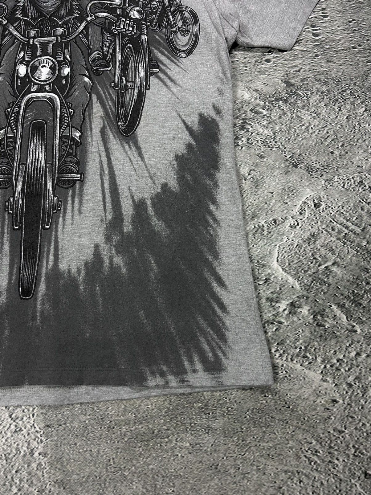 Avirex Avirex vintage T-Shirt grey Y2K skeleton motorbike racing Size US L / EU 52-54 / 3 - 4 Thumbnail
