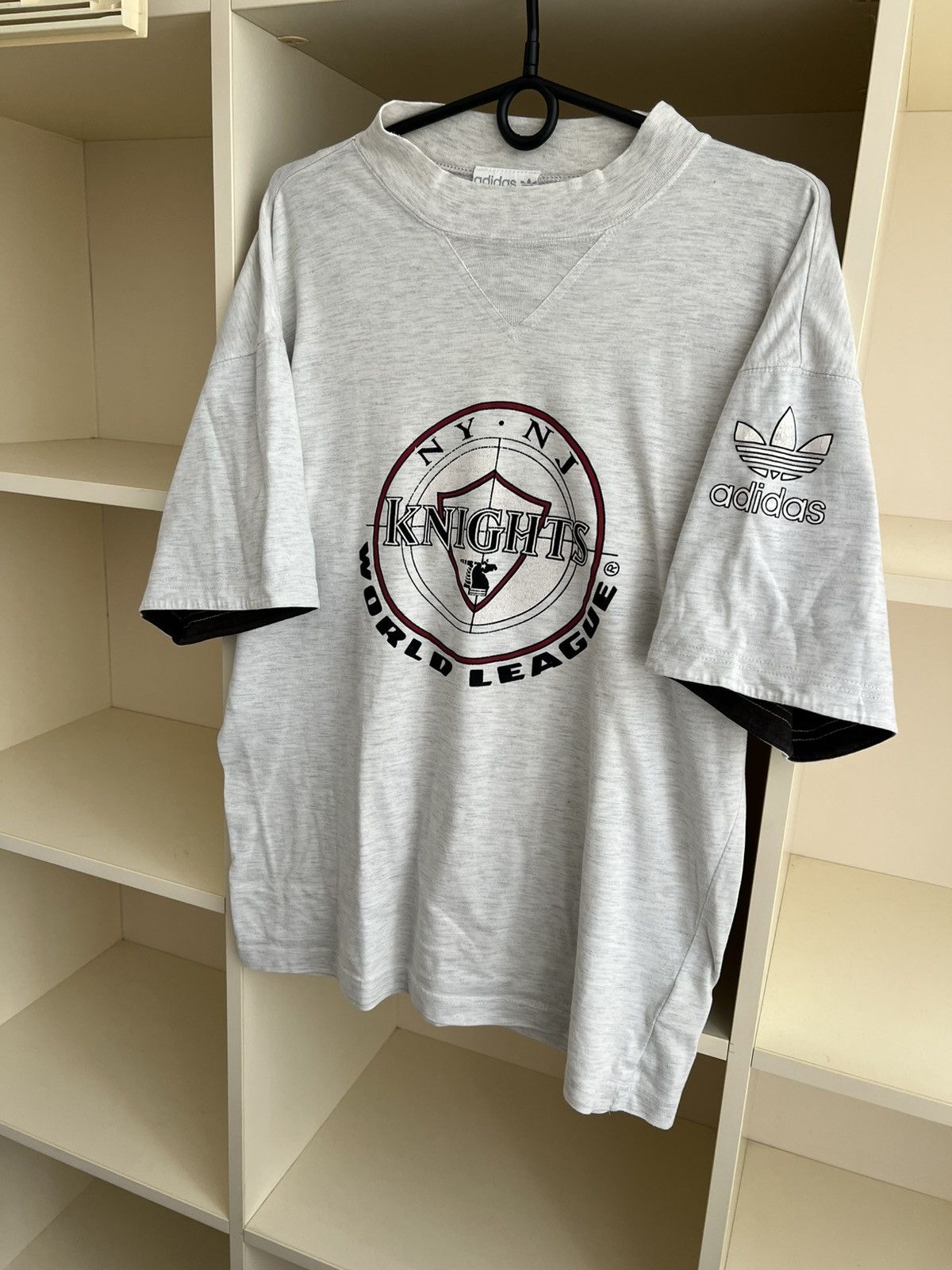 Adidas Vintage 90s Adidas NY NJ Knights WLAF World League Football Size US M / EU 48-50 / 2 - 6 Thumbnail