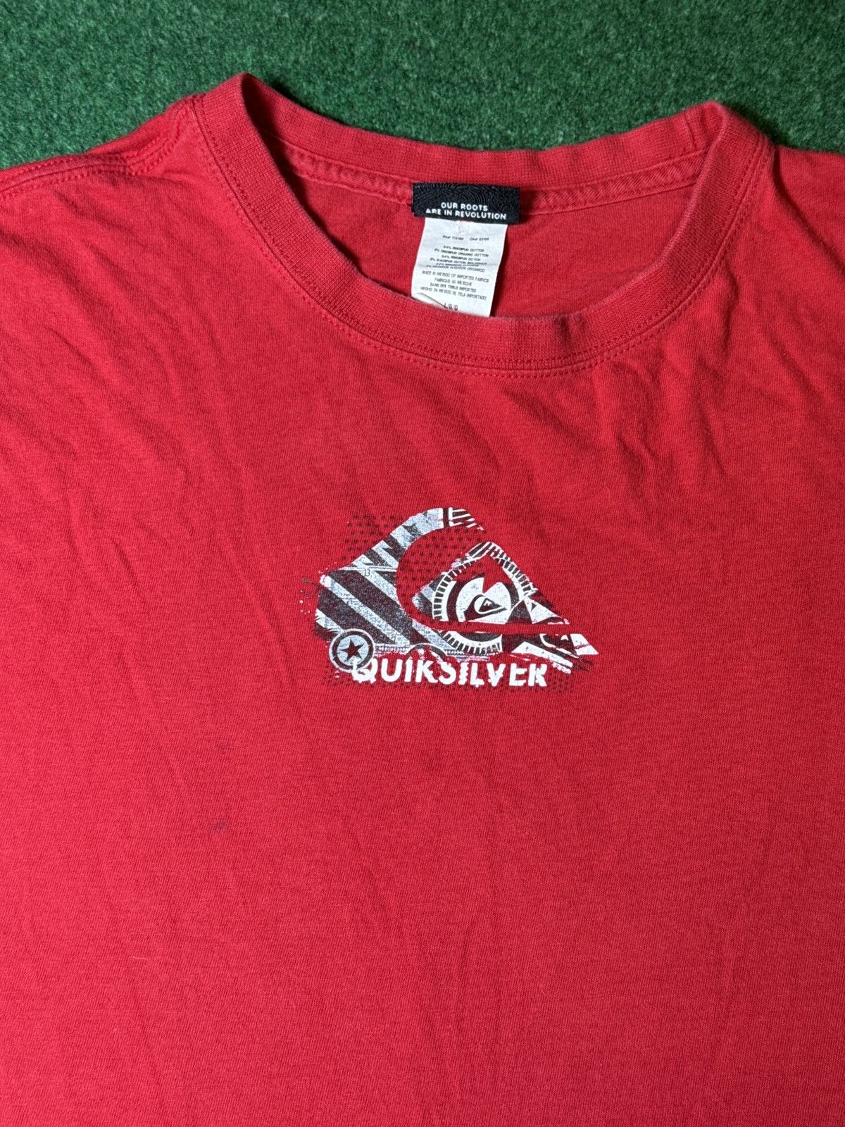 Quiksilver × Vintage Vintage Y2K Quiksilver Surfer Skater Double Sided T Shirt Size US L / EU 52-54 / 3 - 2 Thumbnail