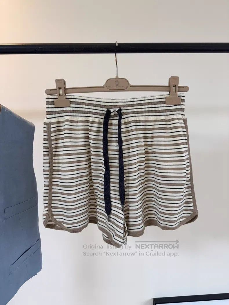 Brunello Cucinelli Brunello Cucinelli size M Striped Shorts Size 22" - 1 Thumbnail