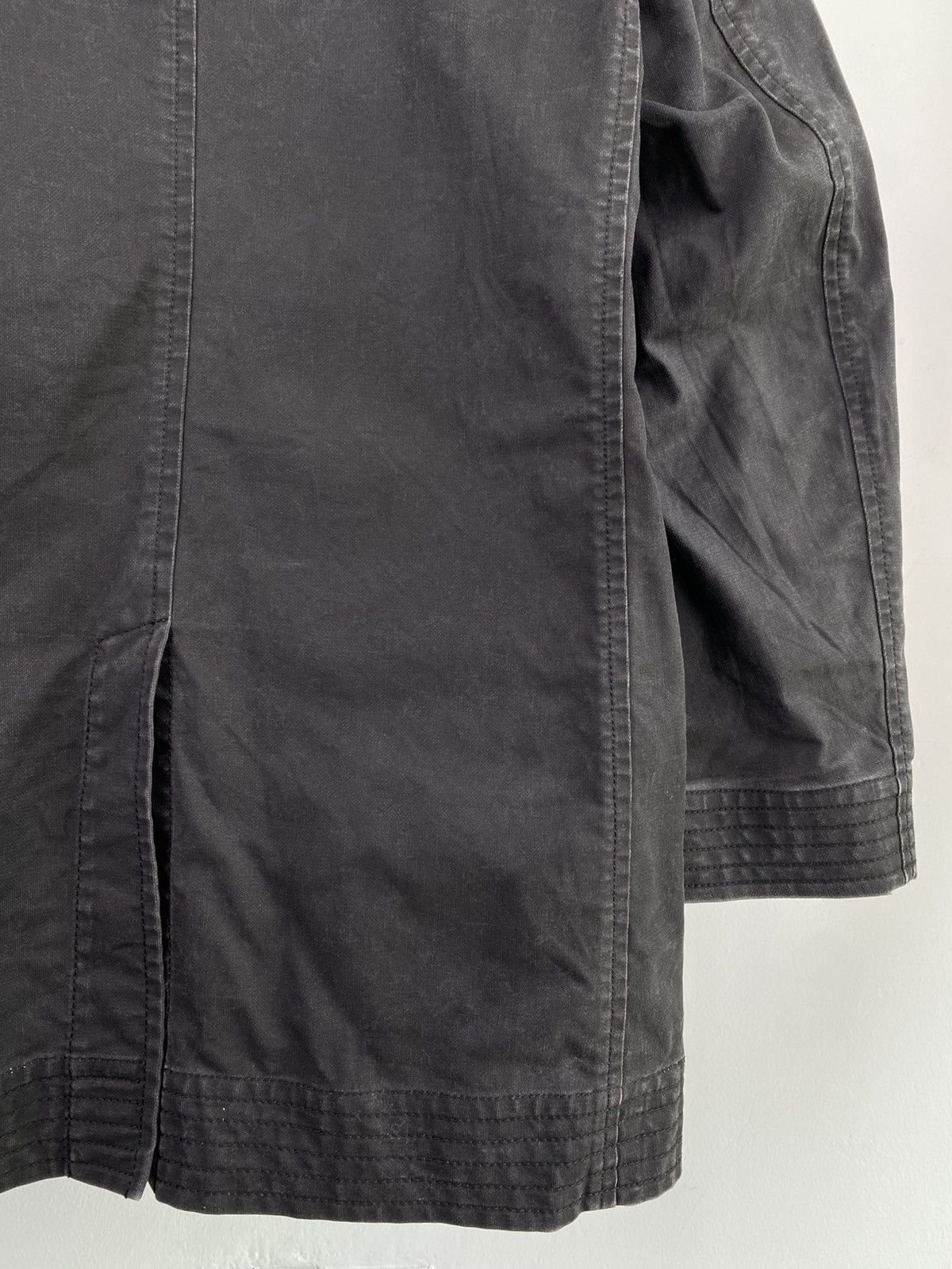 Yohji Yamamoto 90's AAR by Yohji Yamamoto Distressed Black Coat Size US M / EU 48-50 / 2 - 8 Thumbnail