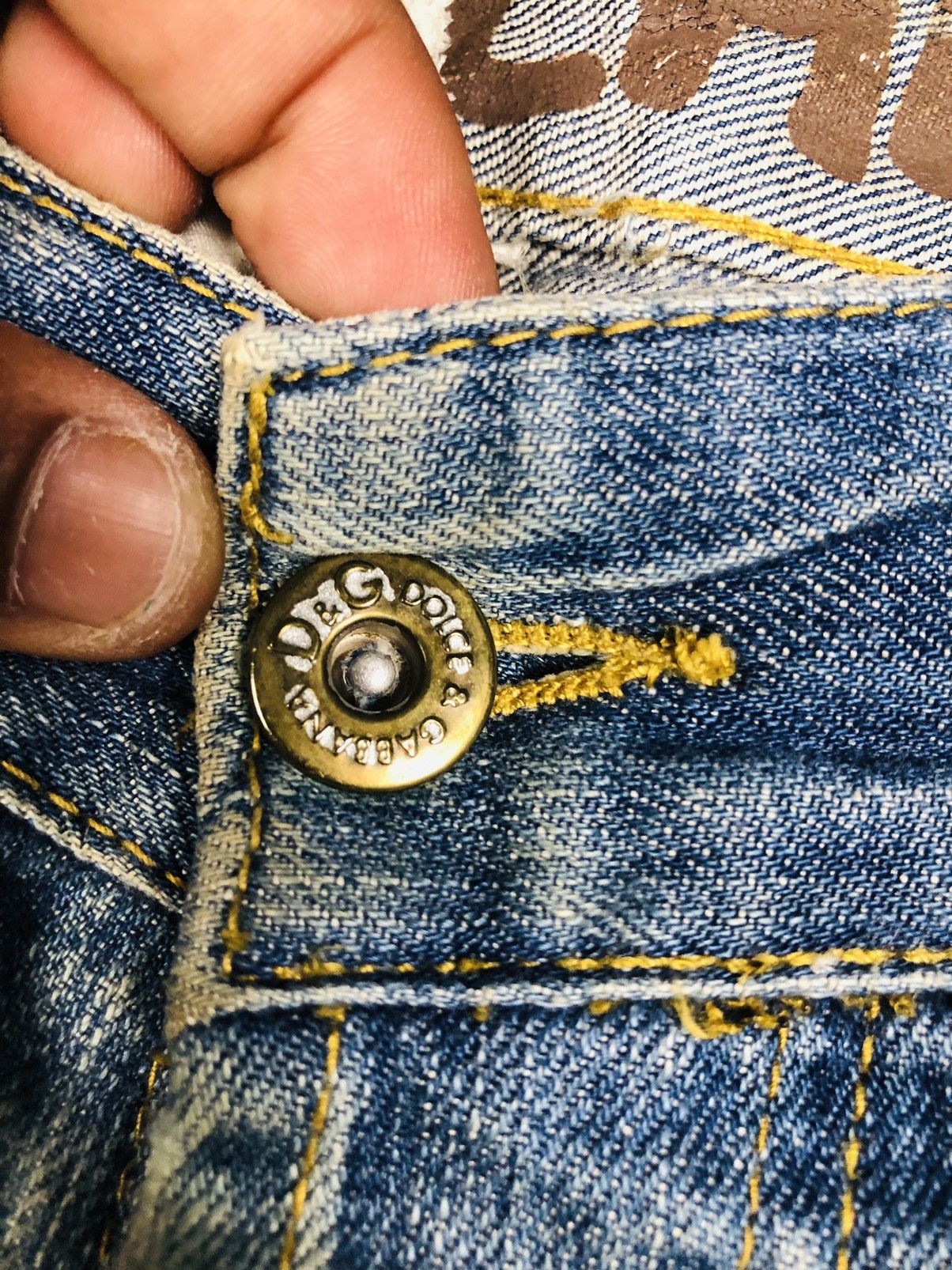 Dolce & Gabbana Dolce & Gabbana Distress Jeans (36) Size US 34 / EU 50 - 10 Thumbnail