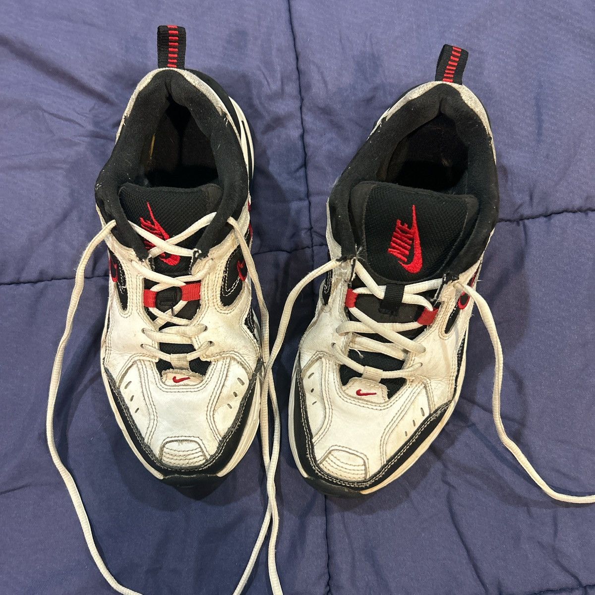 Nike MK2 white and red trainers