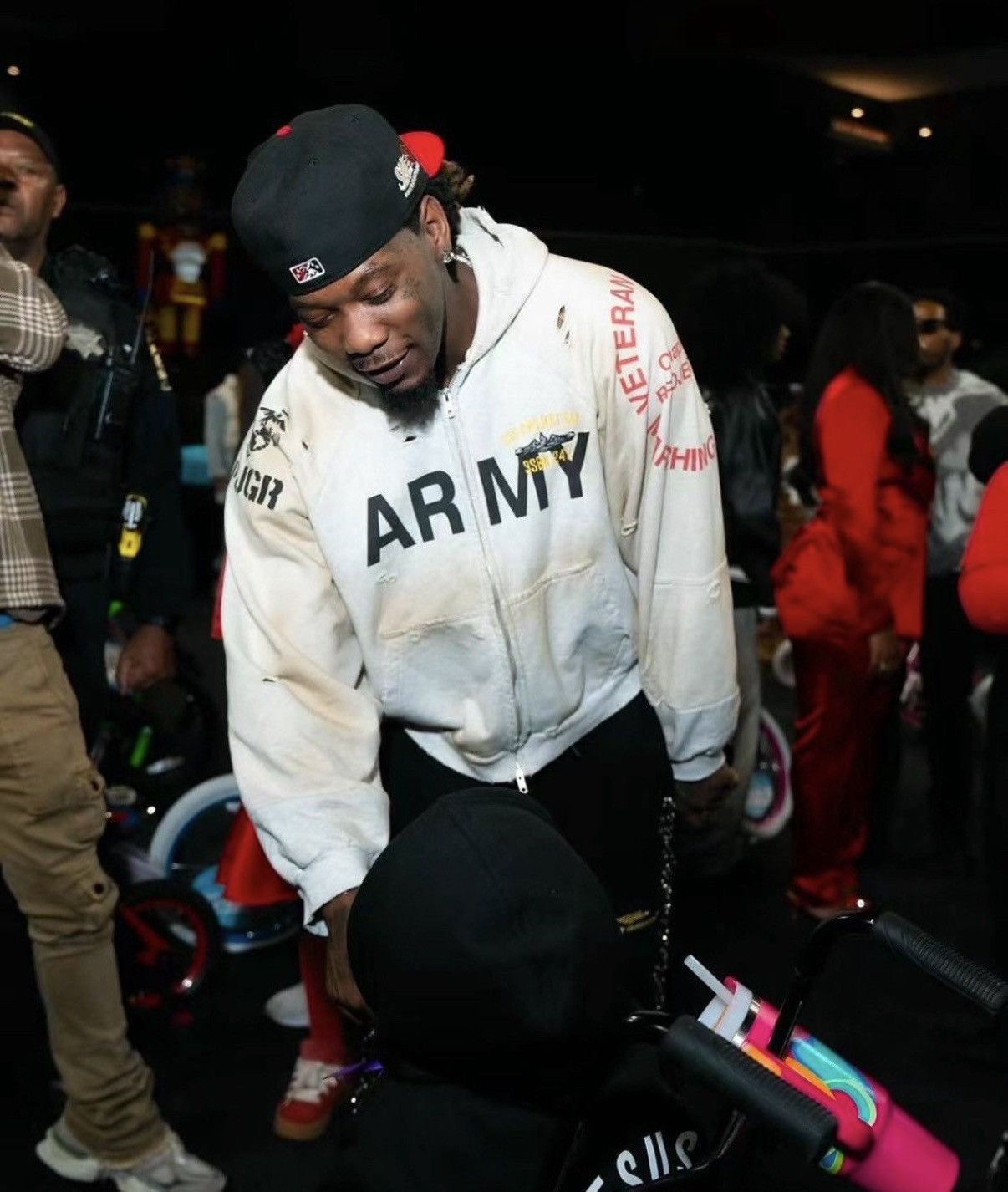 PROJECT G/R PROJECT GR RECONSTRUCTED FOLDED ZIP HOODIE - ARMY size 1 stk Size US S / EU 44-46 / 1 - 9 Thumbnail