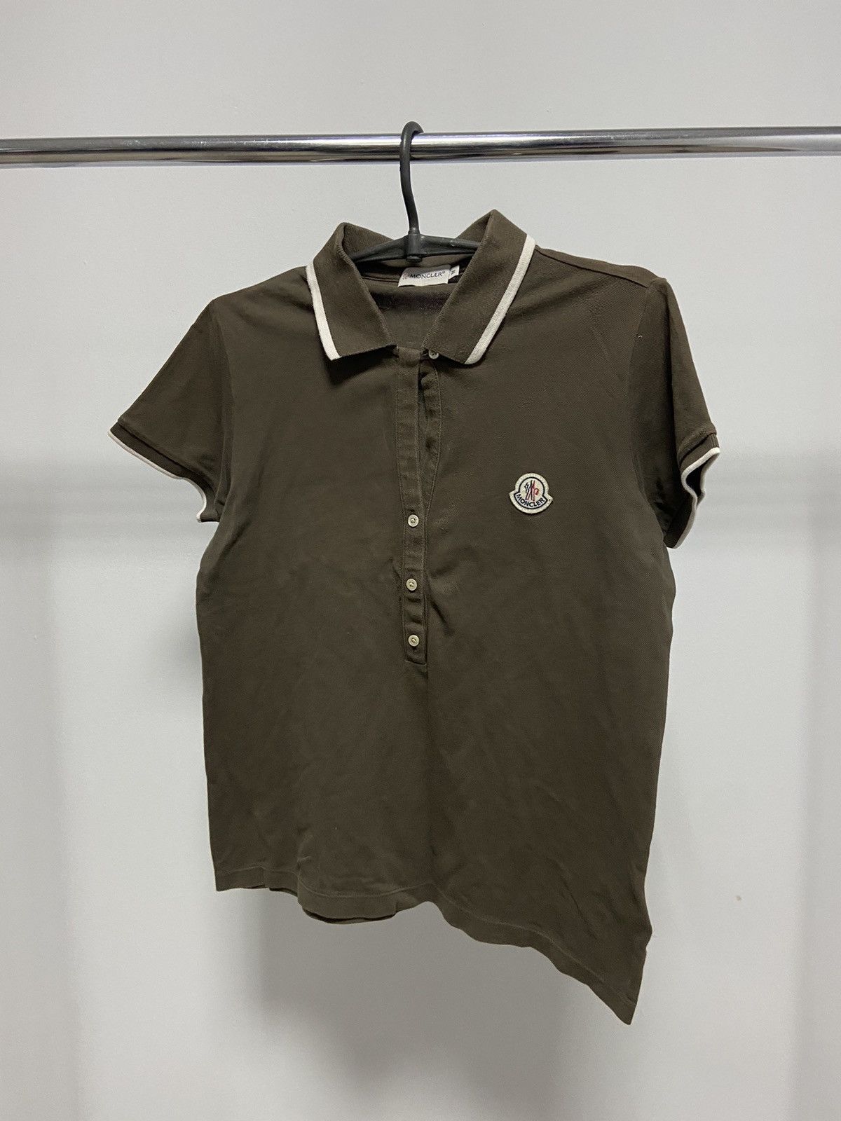 Moncler × Vintage Moncler Vintage T Shirt Polo Small Logo Luxury Size US M / EU 48-50 / 2 - 1 Thumbnail