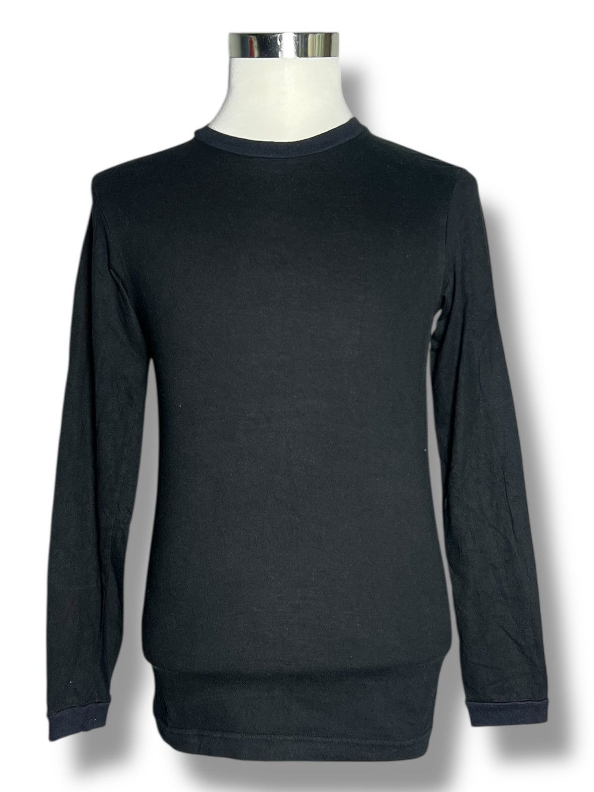 Good Enough Resonate R.S.N.T. Long Sleeve Black Tee | Minimal Streetwear Size US S / EU 44-46 / 1 - 2 Thumbnail