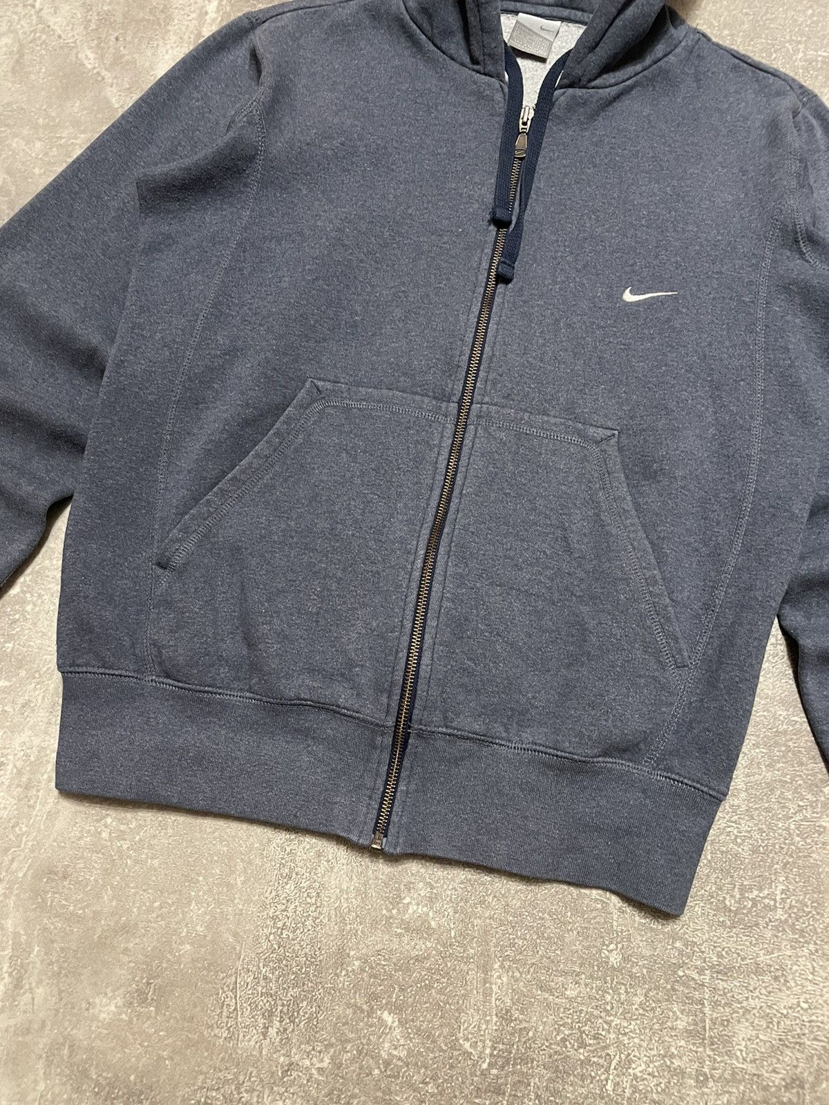 Nike Vintage Nike Zip-Up Hoodie Swoosh Logo Size US S / EU 44-46 / 1 - 3 Thumbnail