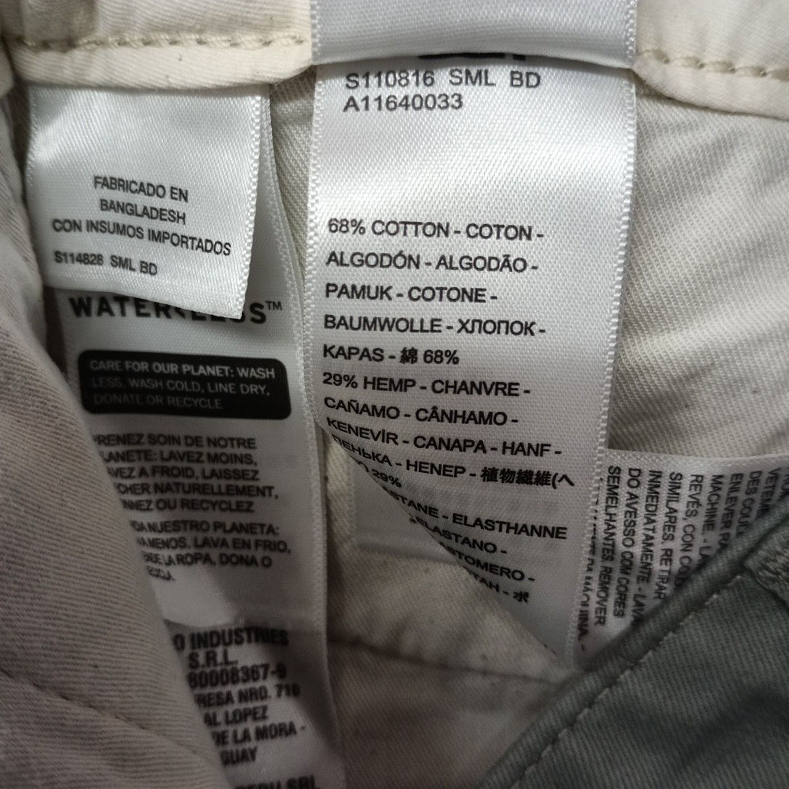 Dockers Dockers Original Chino Pants Mens 28x32 Gray Slim Fit Cotton Size US 28 / EU 44 - 6 Thumbnail
