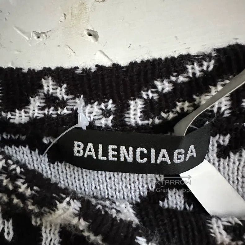 Balenciaga Balenciaga Black Barrage Knitted Sweater Size US S / EU 44-46 / 1 - 3 Thumbnail