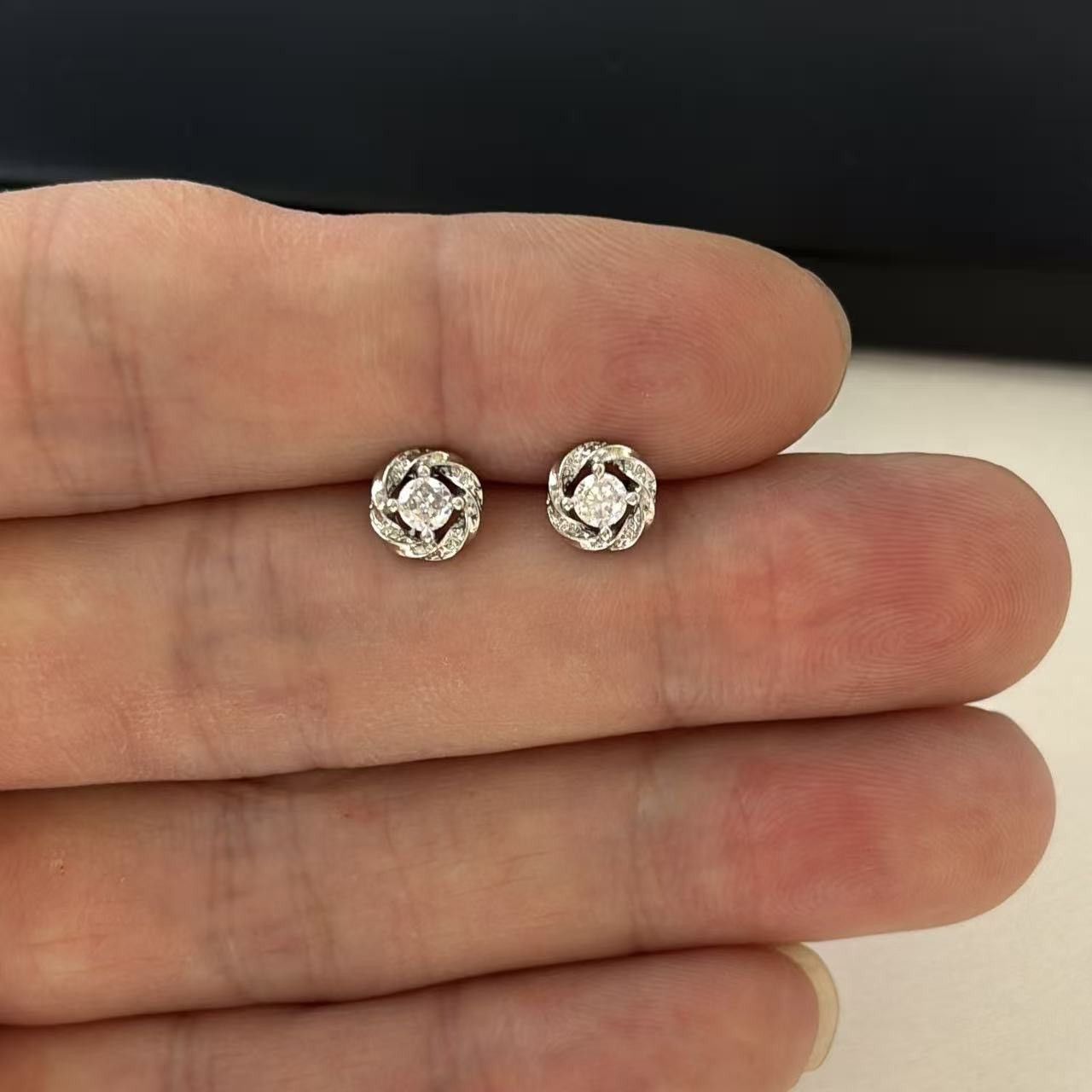 Other 6mm CZ Stud Earrings for Men Women Size ONE SIZE - 1 Thumbnail