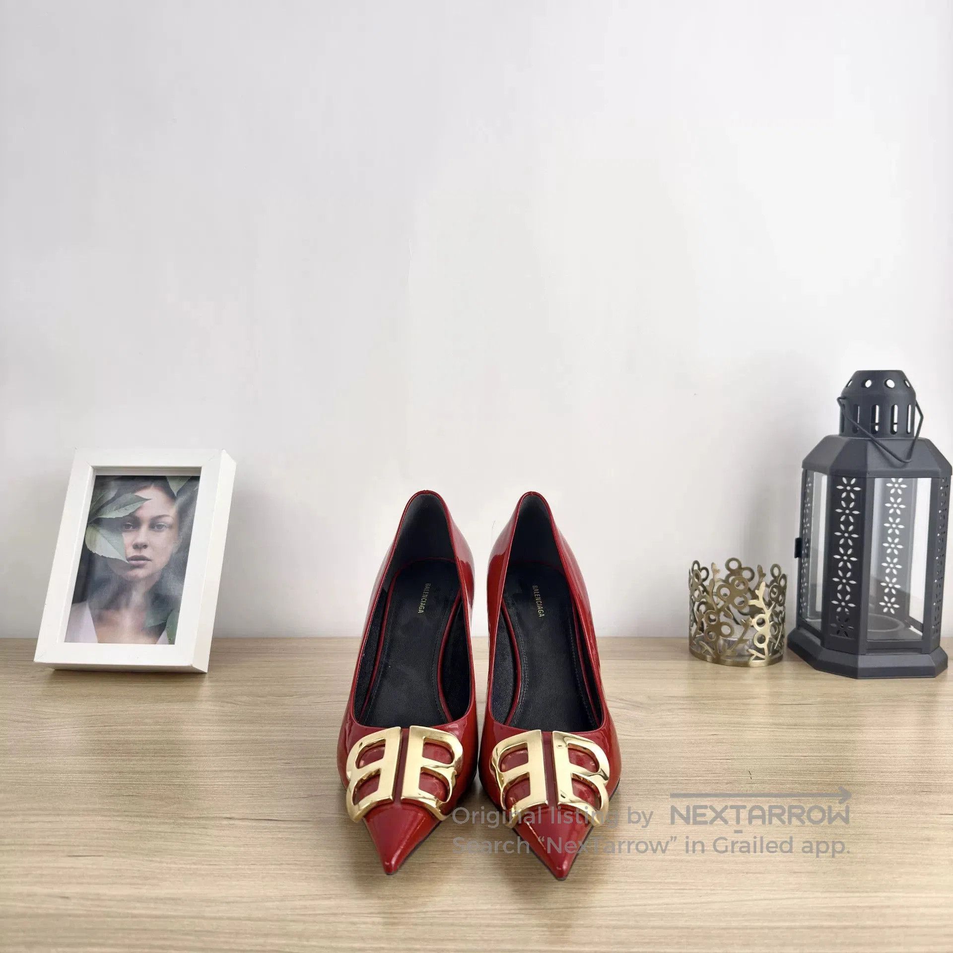 Balenciaga Balenciaga Red Patent Leather Heels. Size US 6 / IT 36 - 9 Thumbnail