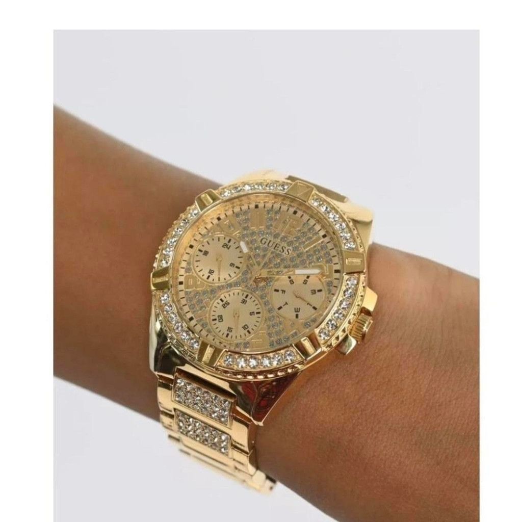Guess Guess Lady Frontier W1156L2 watch features a luxurious gold- Size ONE SIZE - 4 Thumbnail