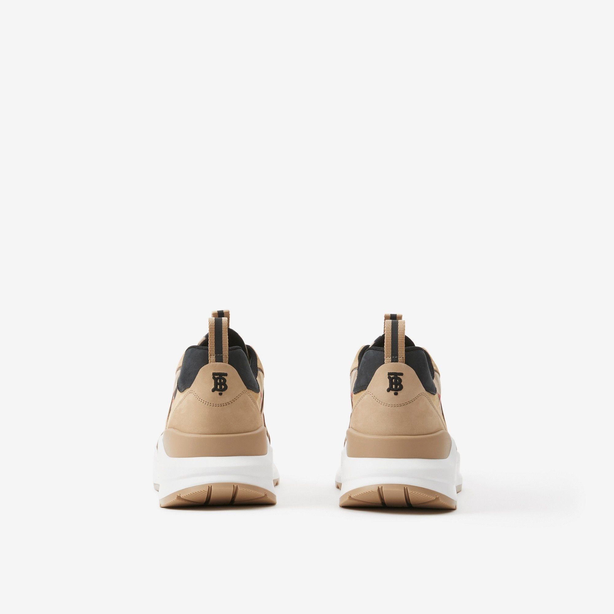 Burberry os11x0226 Sean Check Print Sneakers In Multicolor Size US 13 / EU 46 - 3 Thumbnail