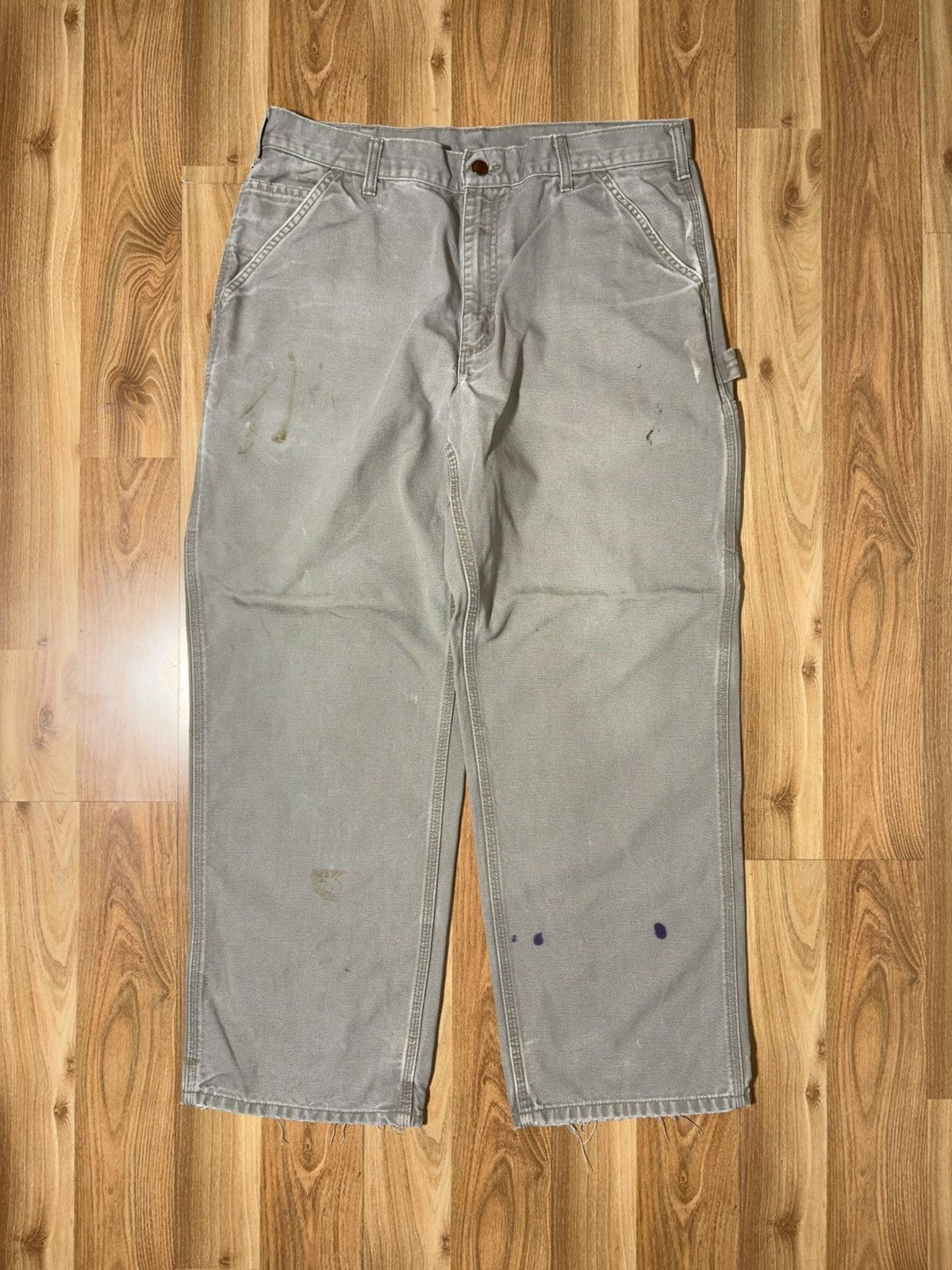 Carhartt Vintage Carhartt B11 DES "Thrashed" Work Dungarees Size US 36 / EU 52 - 1 Thumbnail