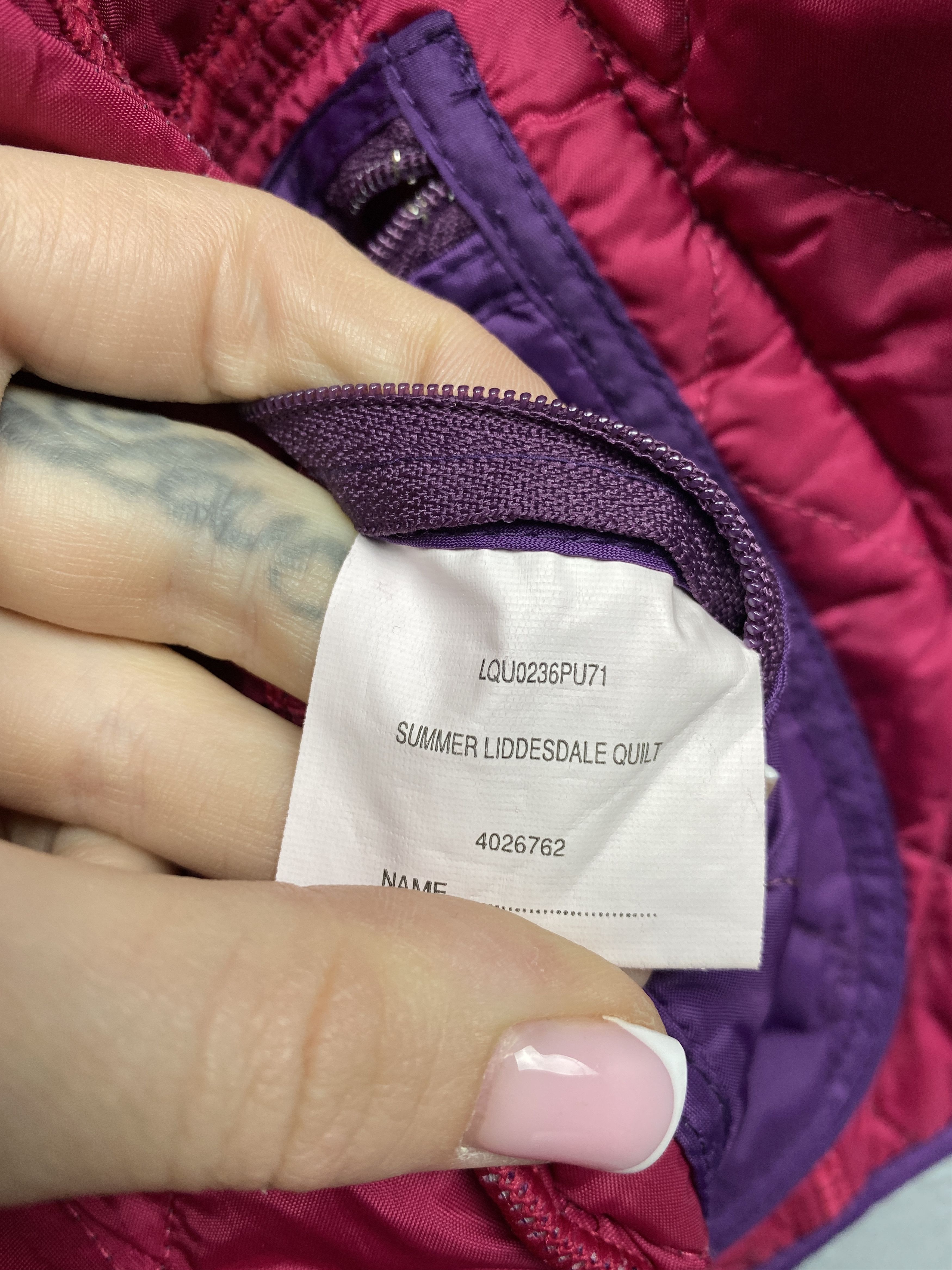 Barbour Barbour Vintage Womens Summer Liddesdale Quilted Jacket Size S / US 4 / IT 40 - 5 Thumbnail