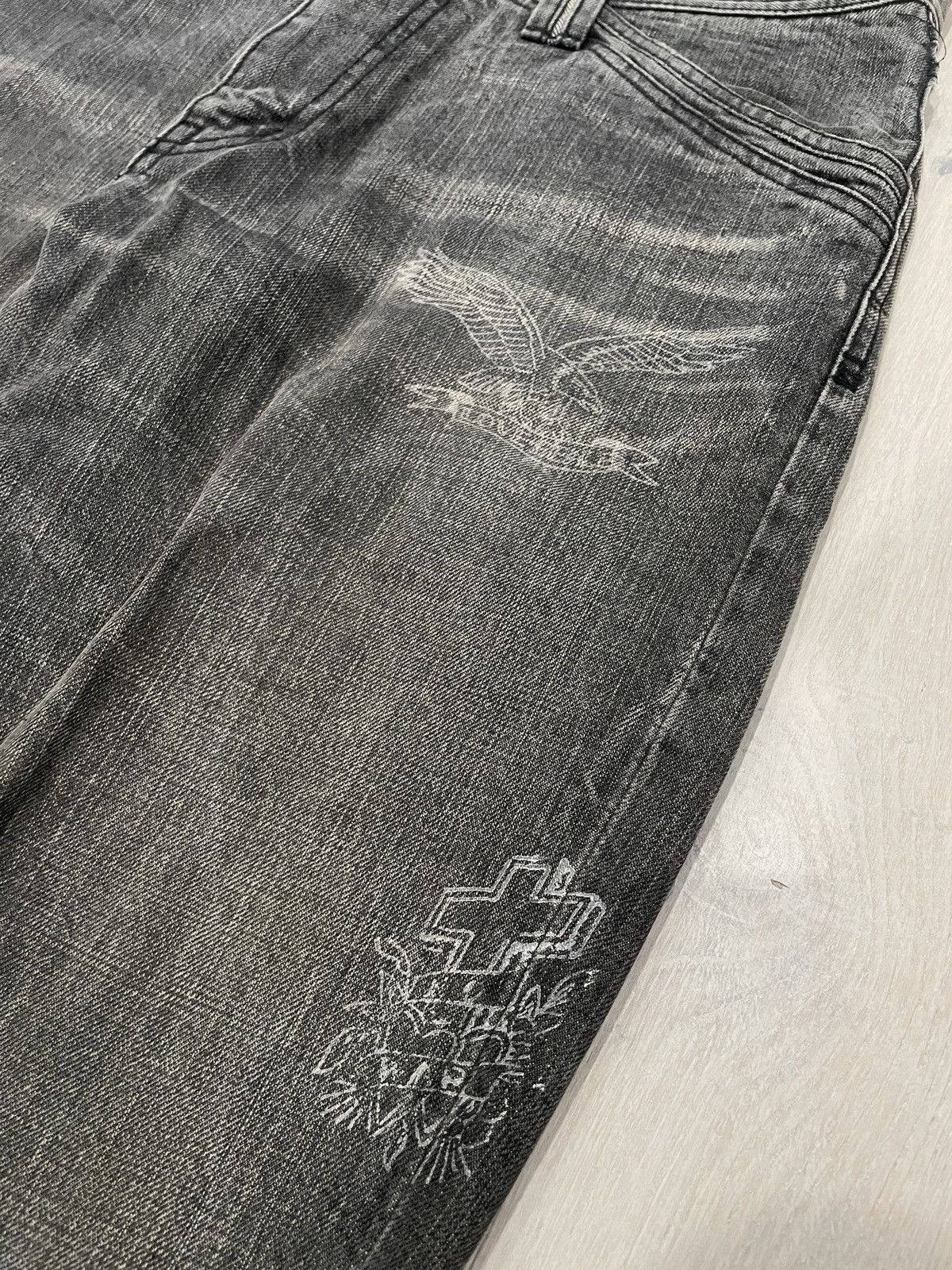 roarguns Roarguns Japan 2000s Black Denim Jeans Black 31 Archive Size US 32 / EU 48 - 3 Thumbnail