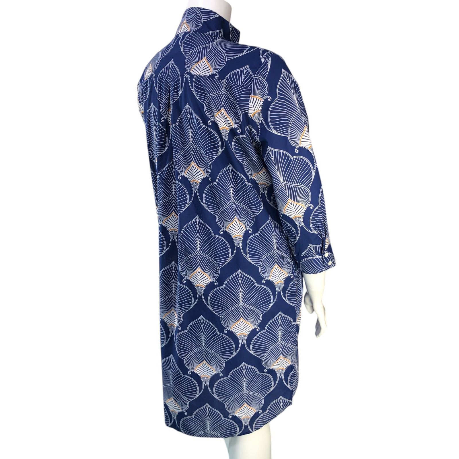 J.McLaughlin J McLaughlin Size XL Shirt Dress Mock Neck Tangier POCKETS Size XL / US 12-14 / IT 48-50 - 8 Thumbnail